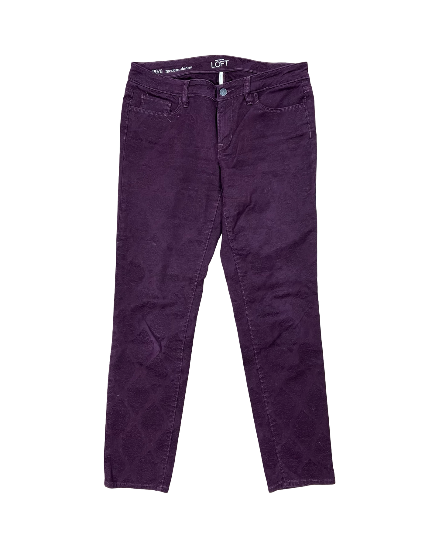 Pants Dress By Ann Taylor In Purple, Size:8