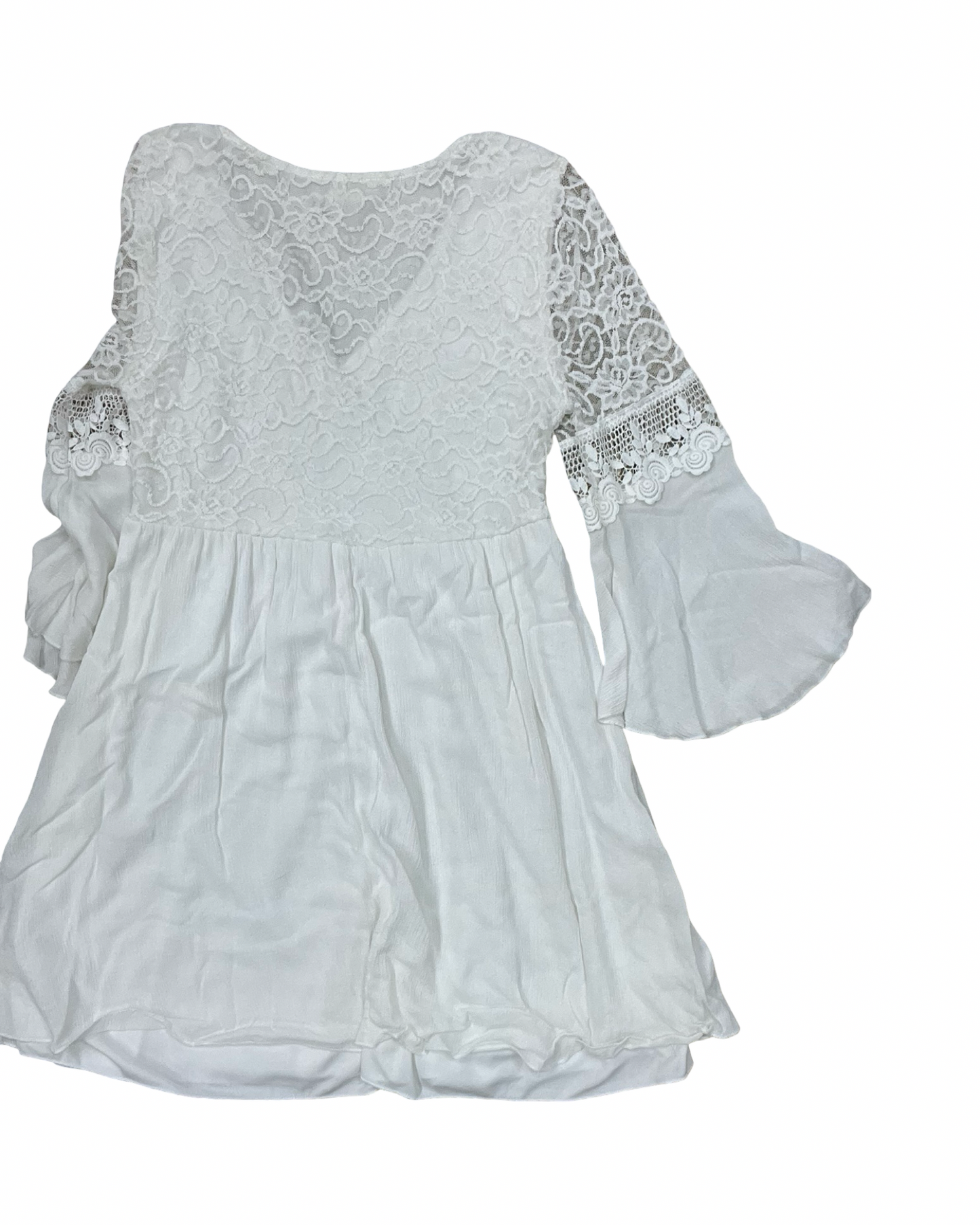 Dress Work By Easel In White, Size:L