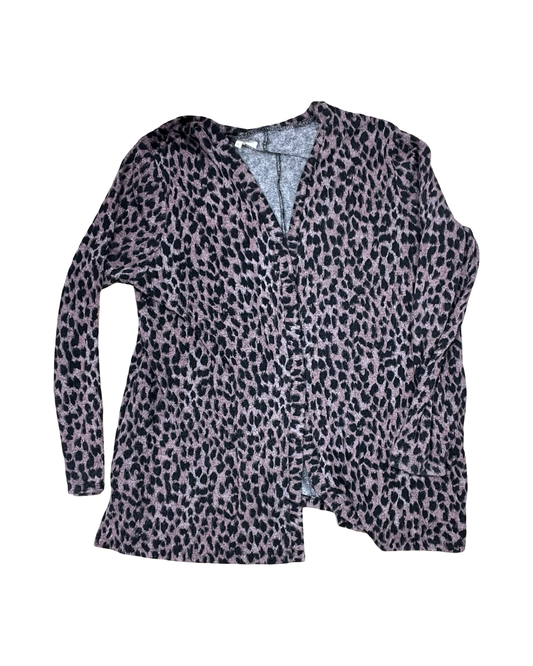 Cardigan By Clothes Mentor In Brown, Size:L