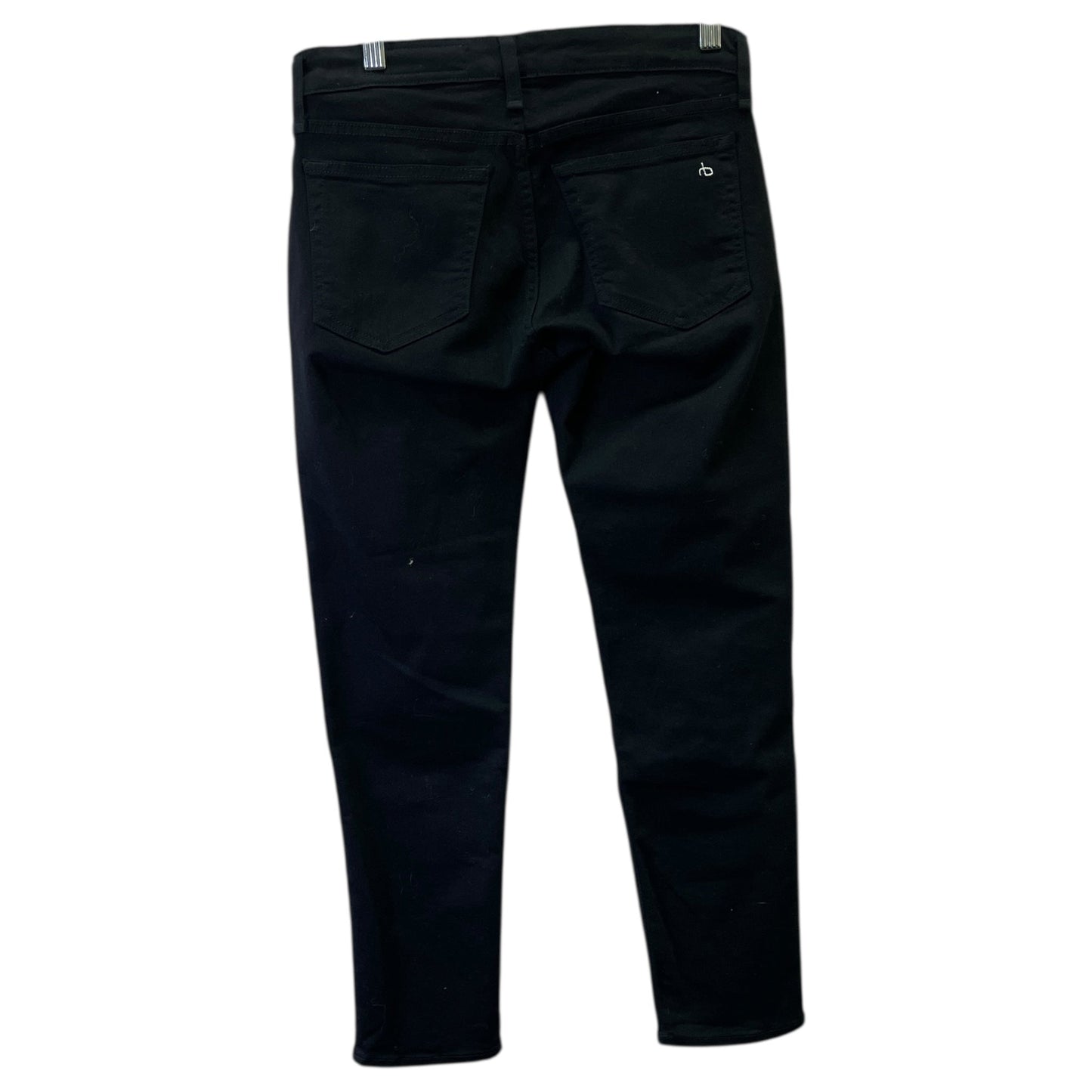 Jeans Boyfriend By Rag & Bones Jeans In Black Denim, Size:0