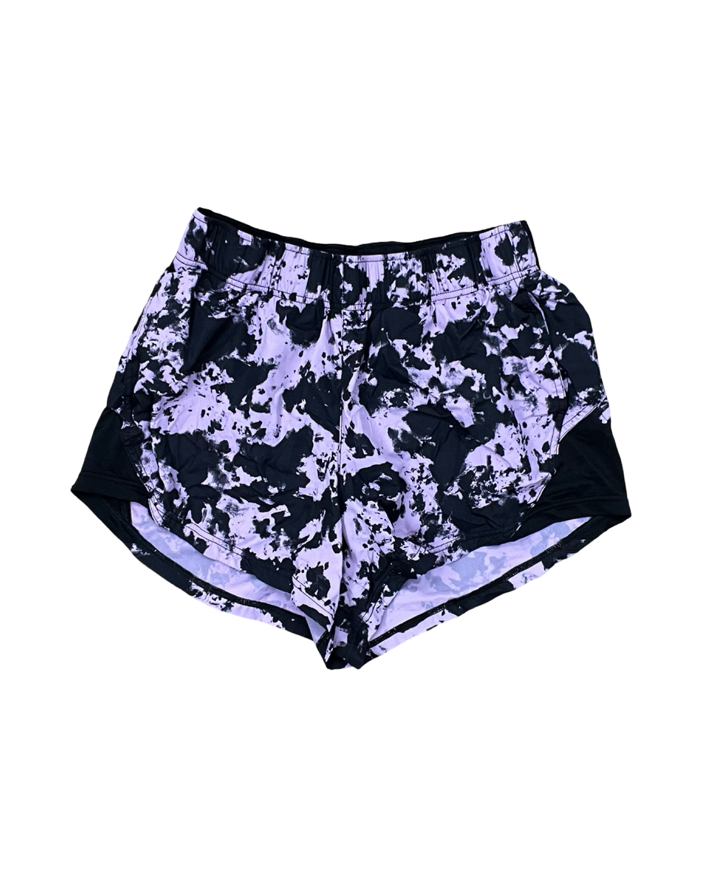 Athletic Shorts By Athletic Works In Black & Purple, Size:M
