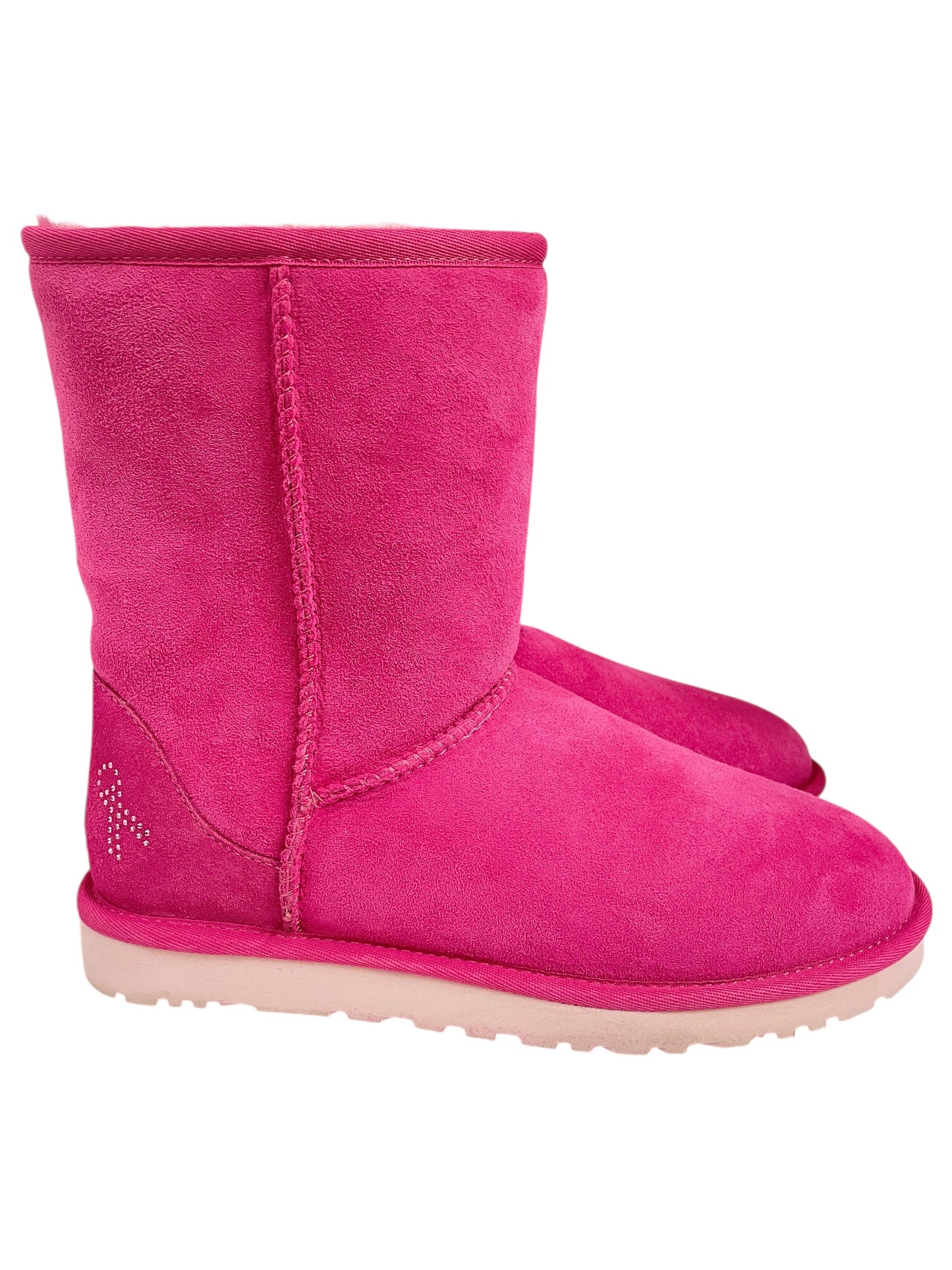 Boots Designer By Ugg In Pink, Size:8
