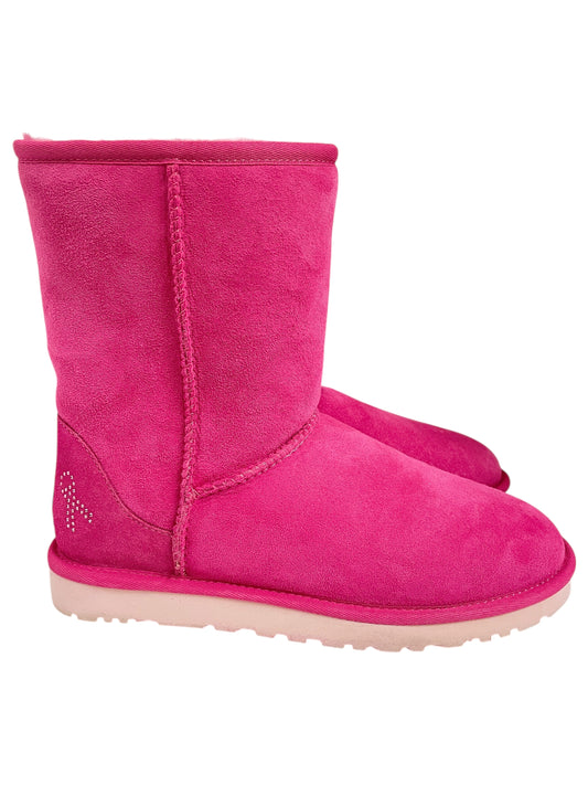 Boots Designer By Ugg In Pink, Size:8