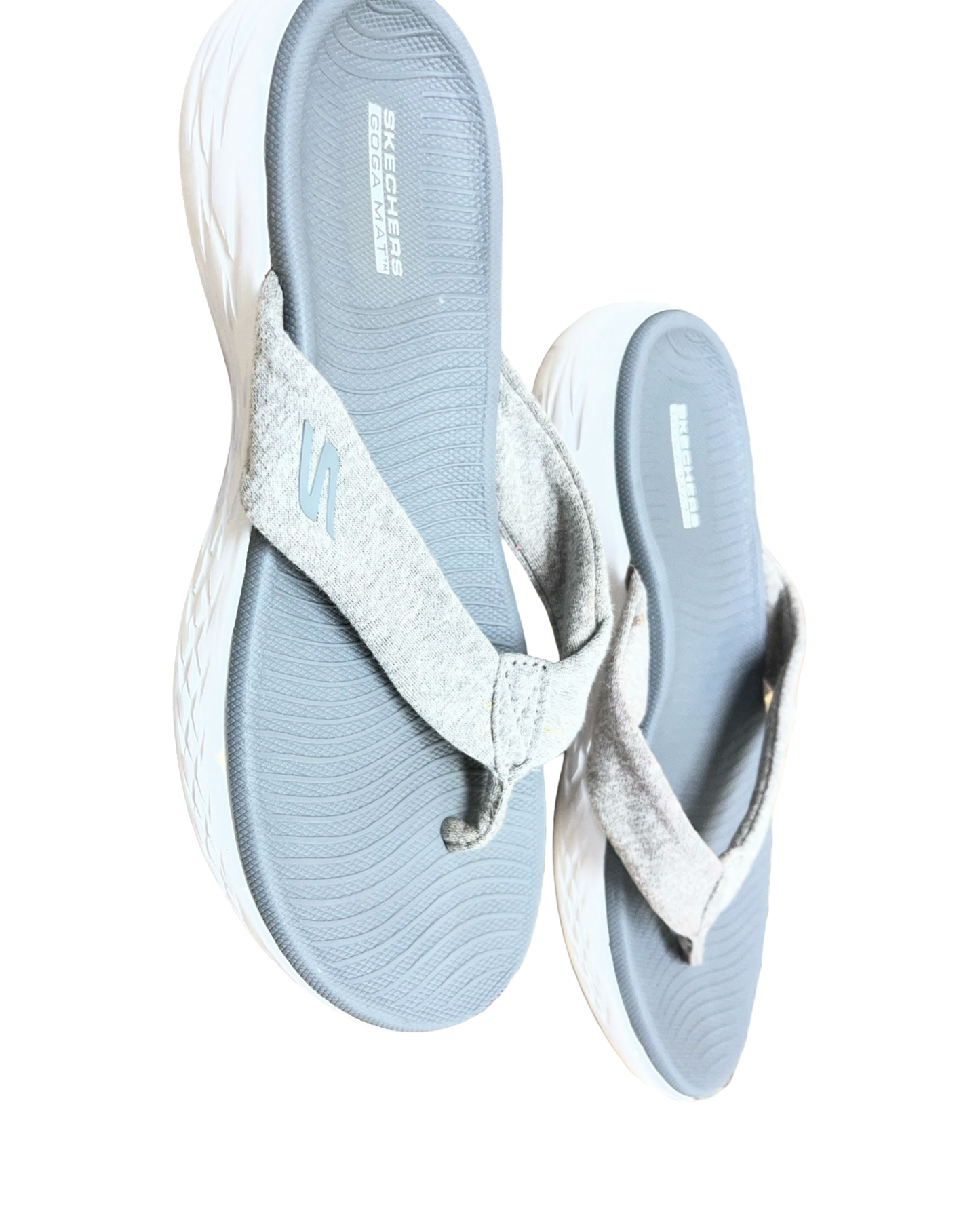 Sandals Flats By Skechers In Grey, Size:7