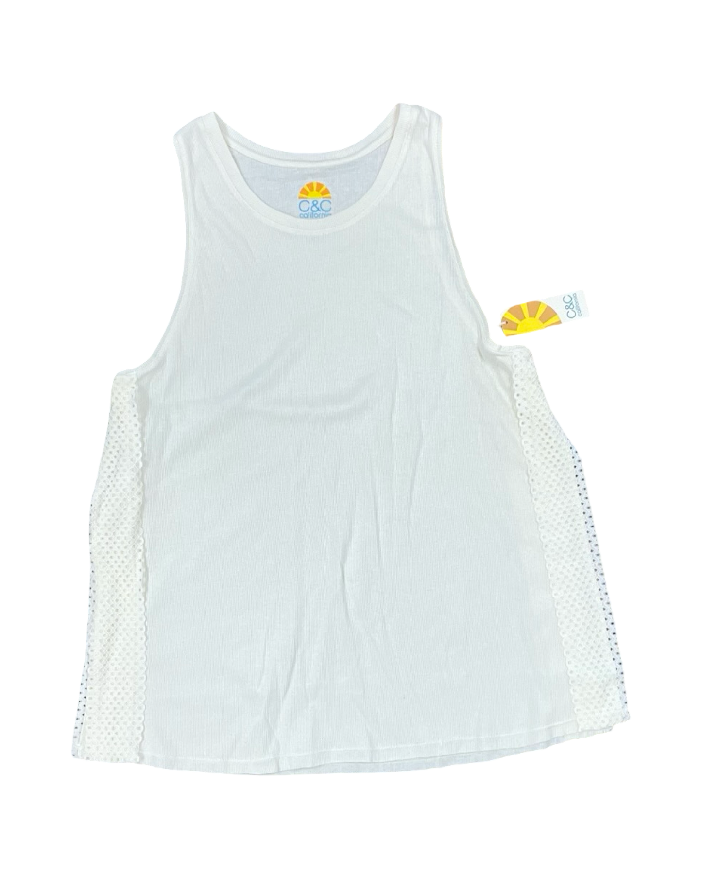 Top Cami By C And C In Cream, Size:M