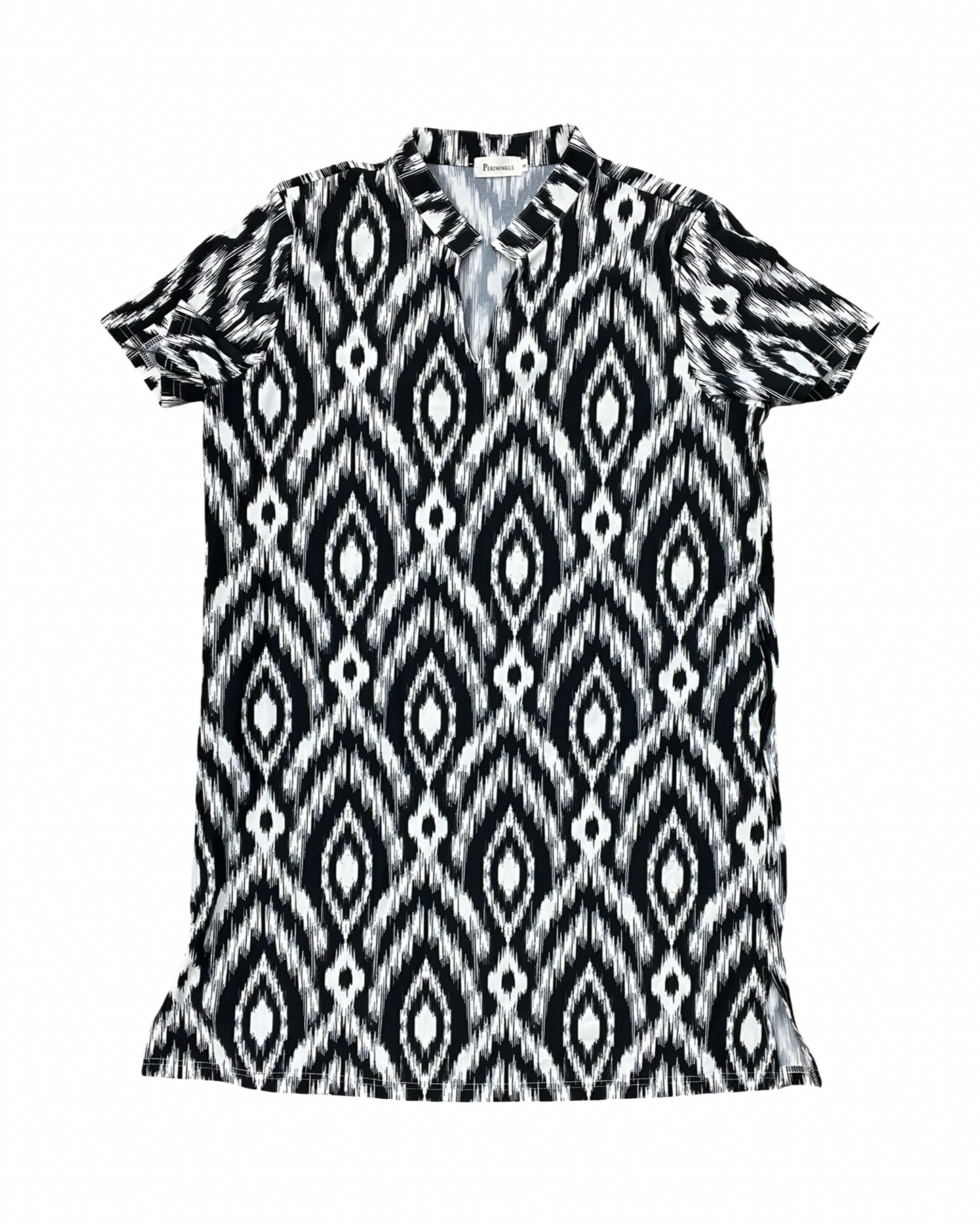 Dress Work By Clothes Mentor In Black & White, Size:M