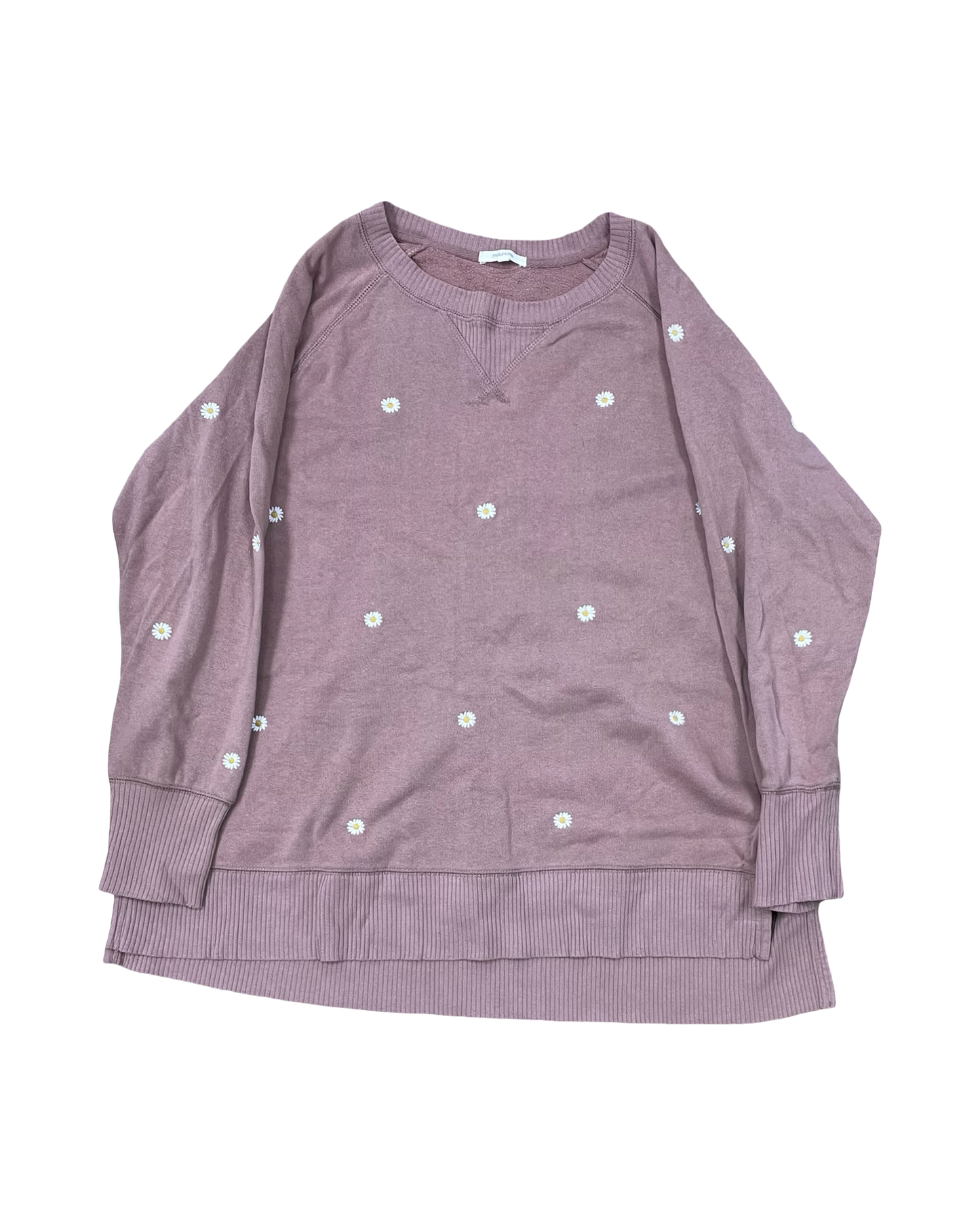 Top 3/4 Sleeve By Maurices In Pink, Size:L