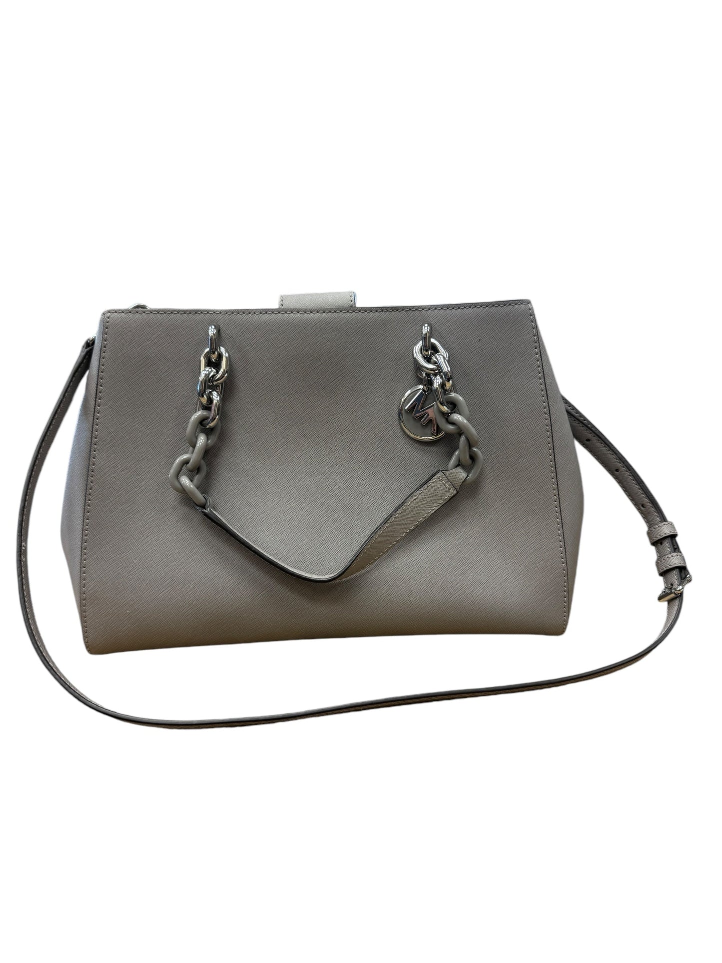 HANDBAG DESIGNER by MICHAEL KORS In GREY, Size: LARGE