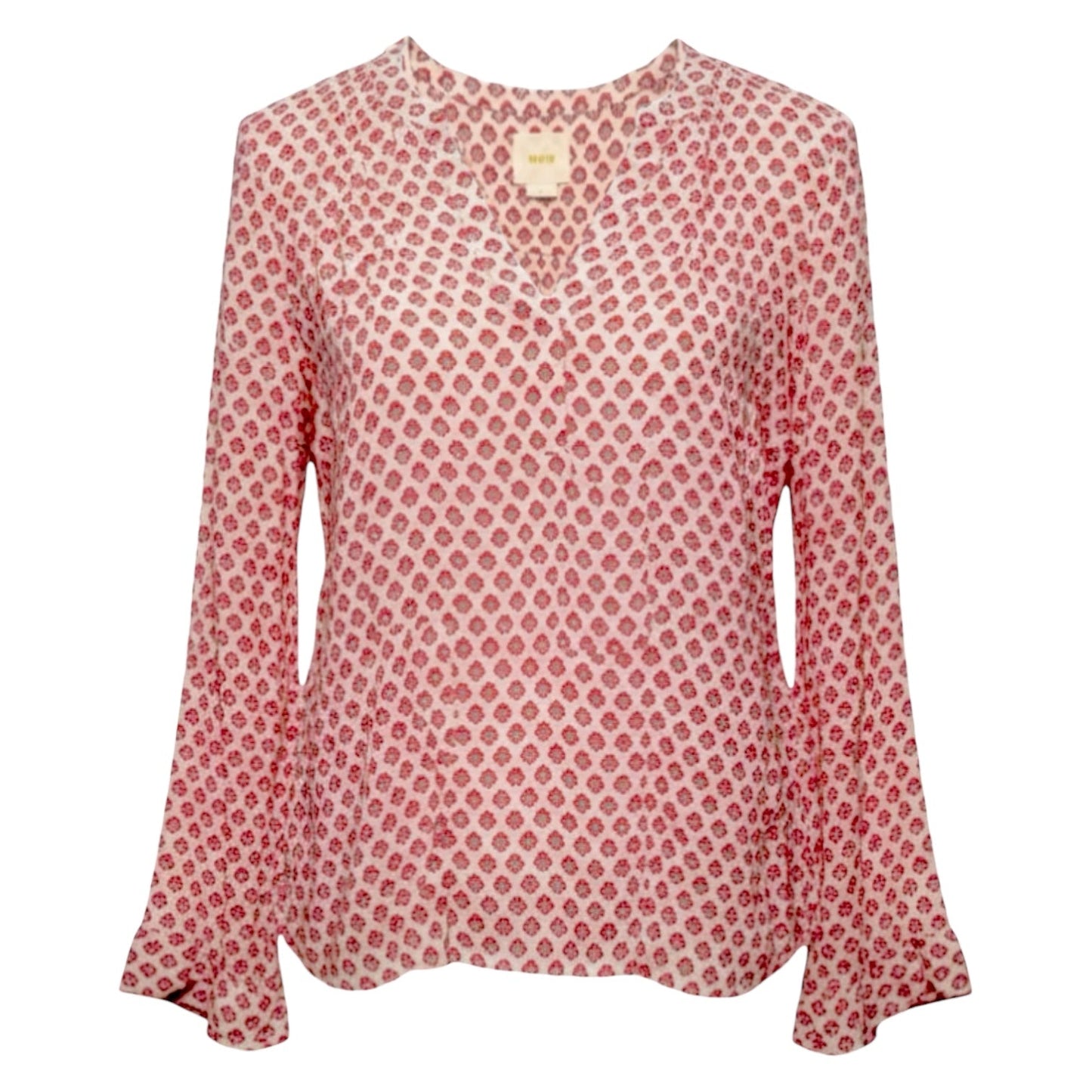 Laiken Henley Tunic By Maeve In Red Motif, Size: 4