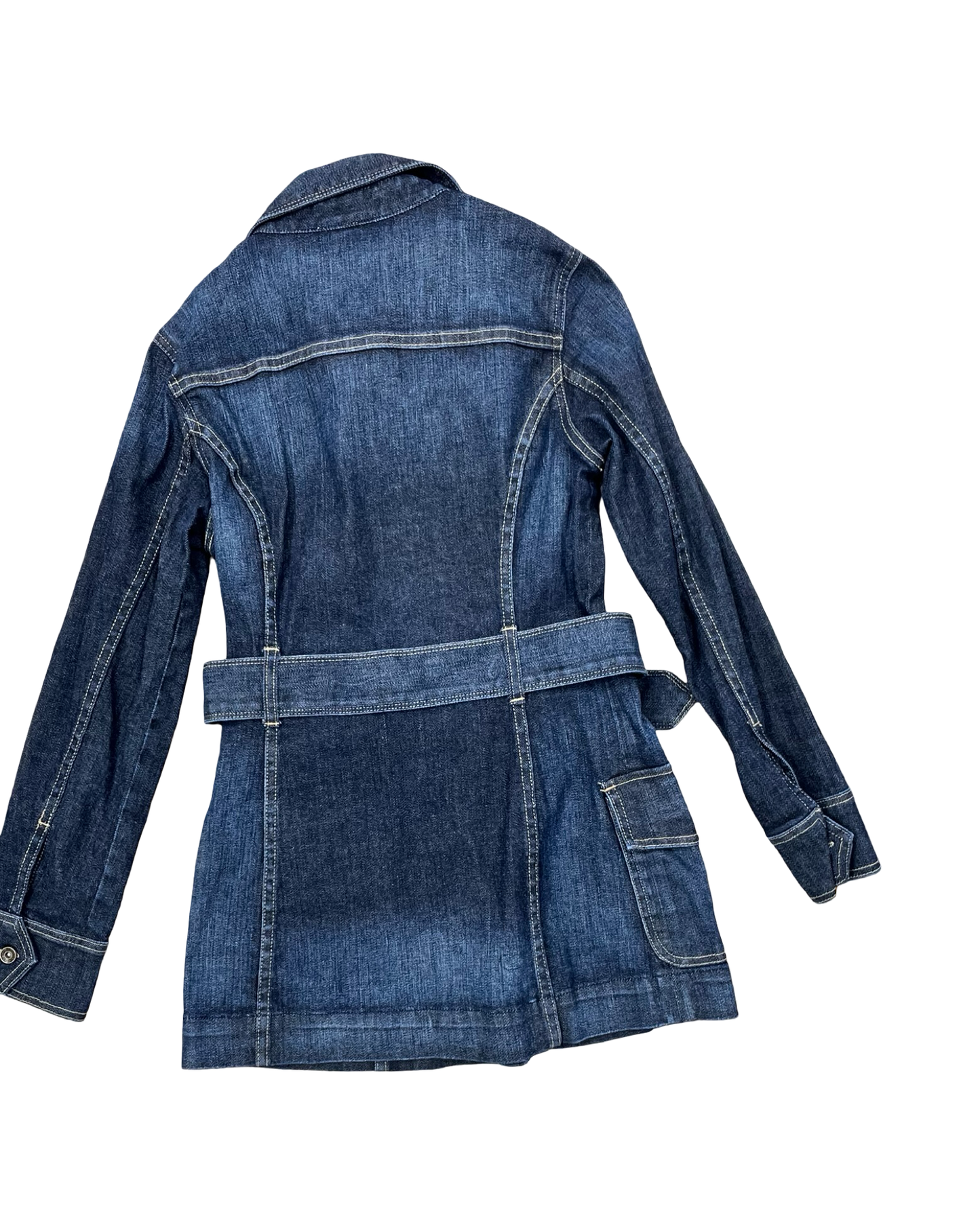 Jacket Denim By Harolds In Blue Denim, Size:Xs