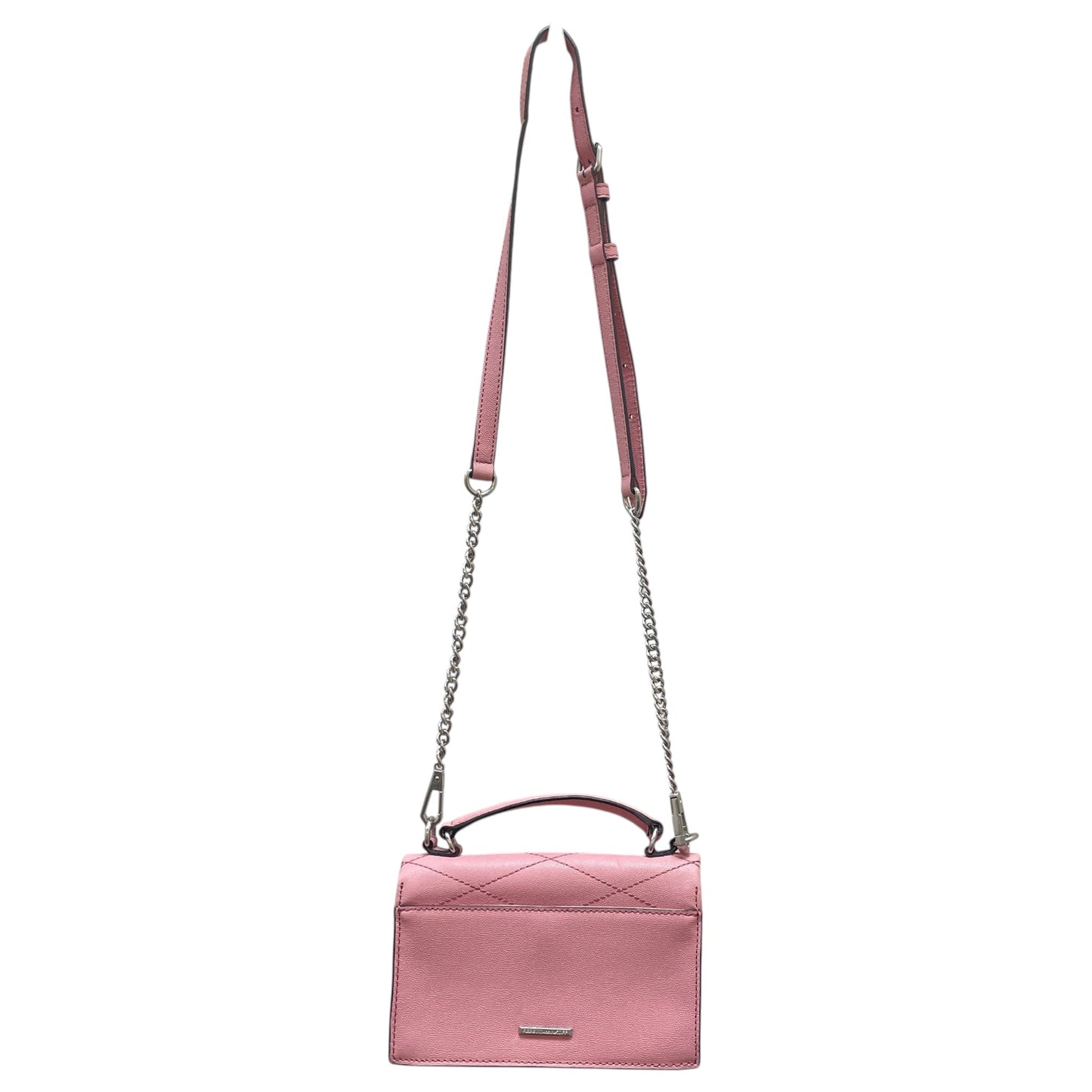 Crossbody Designer By Rebecca Minkoff In Pink, Size:Small