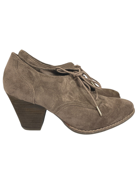 Shoes Heels Block By Dr Scholls In Taupe, Size:8