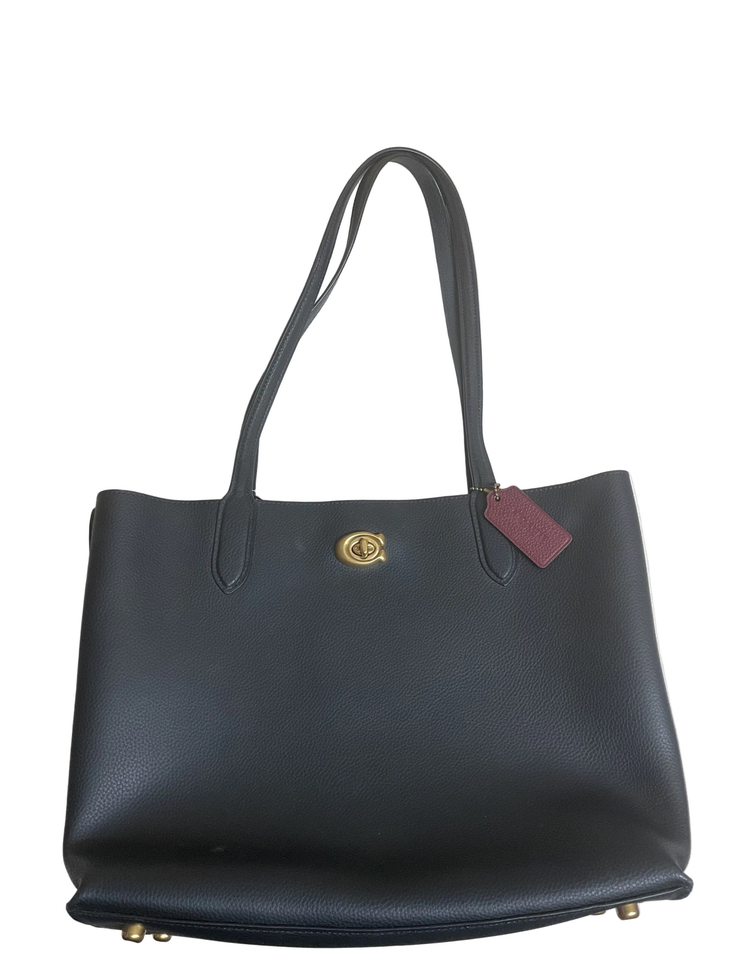 Handbag Designer By Coach In Black, Size:Large