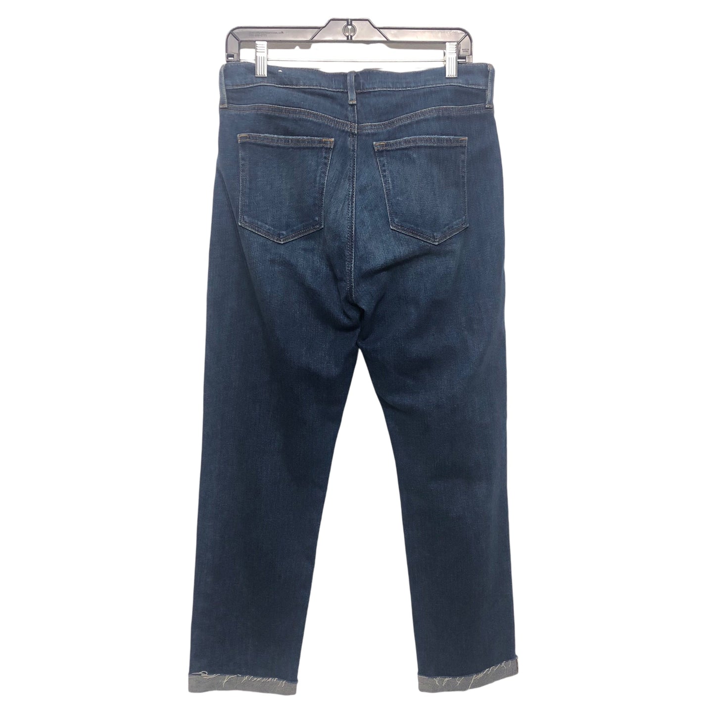 Jeans Straight By Loft In Blue Denim, Size:8