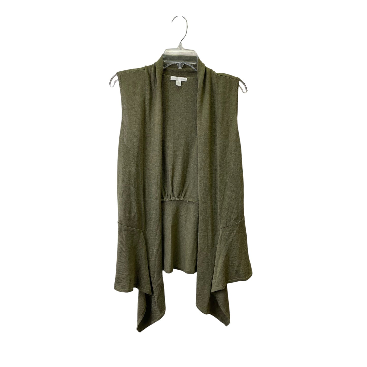 Vest Sweater By New York And Co In Green, Size:L