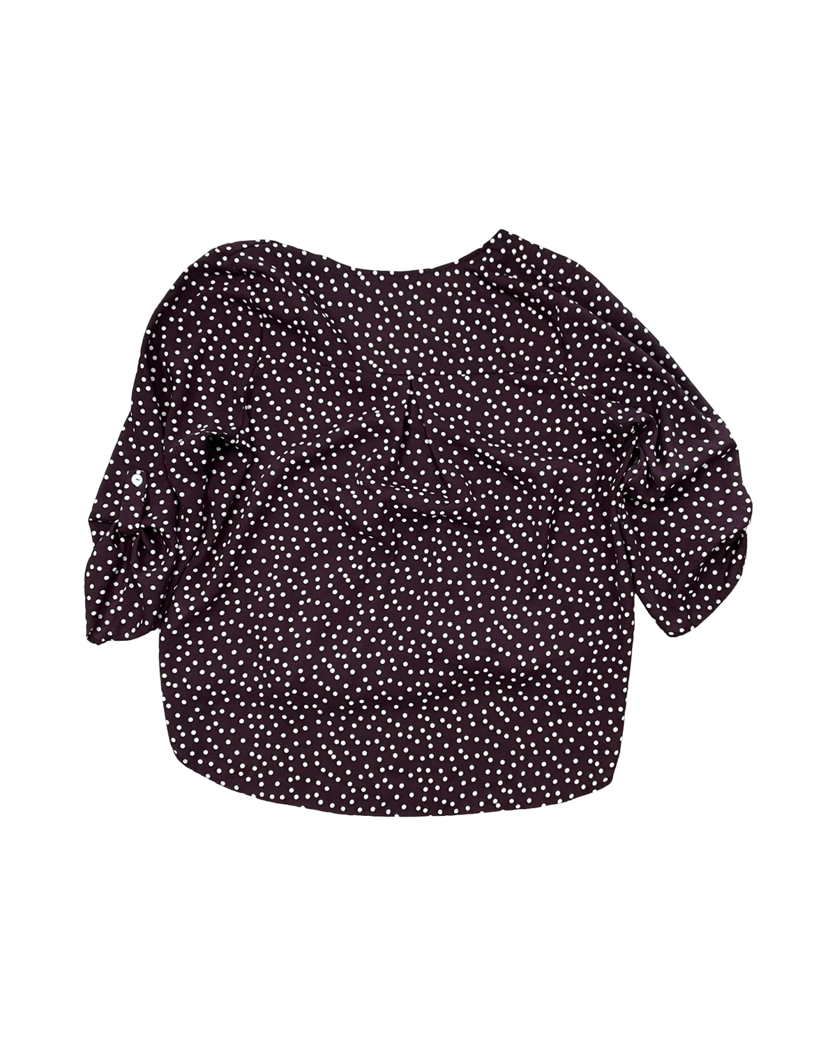 Top 3/4 Sleeve By West Kei In Maroon, Size:M