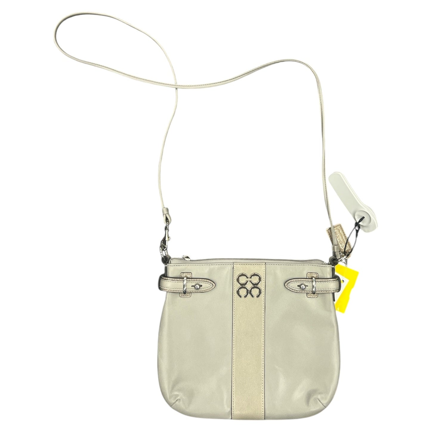Crossbody Designer By Coach In Grey, Size:Small