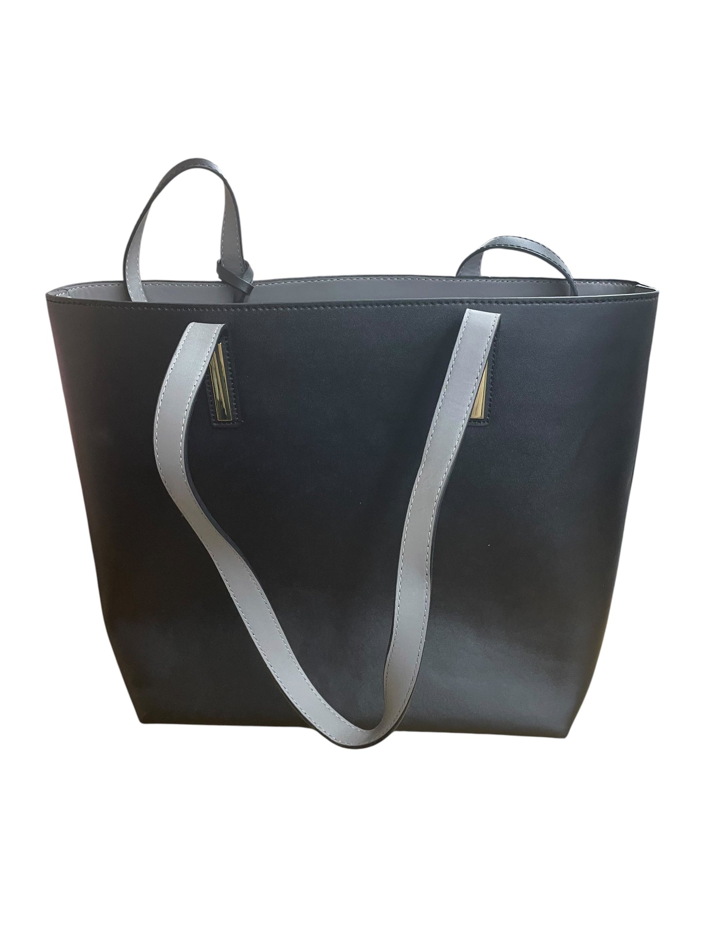 Tote By Joy & Iman In Black & Gold, Size:Large