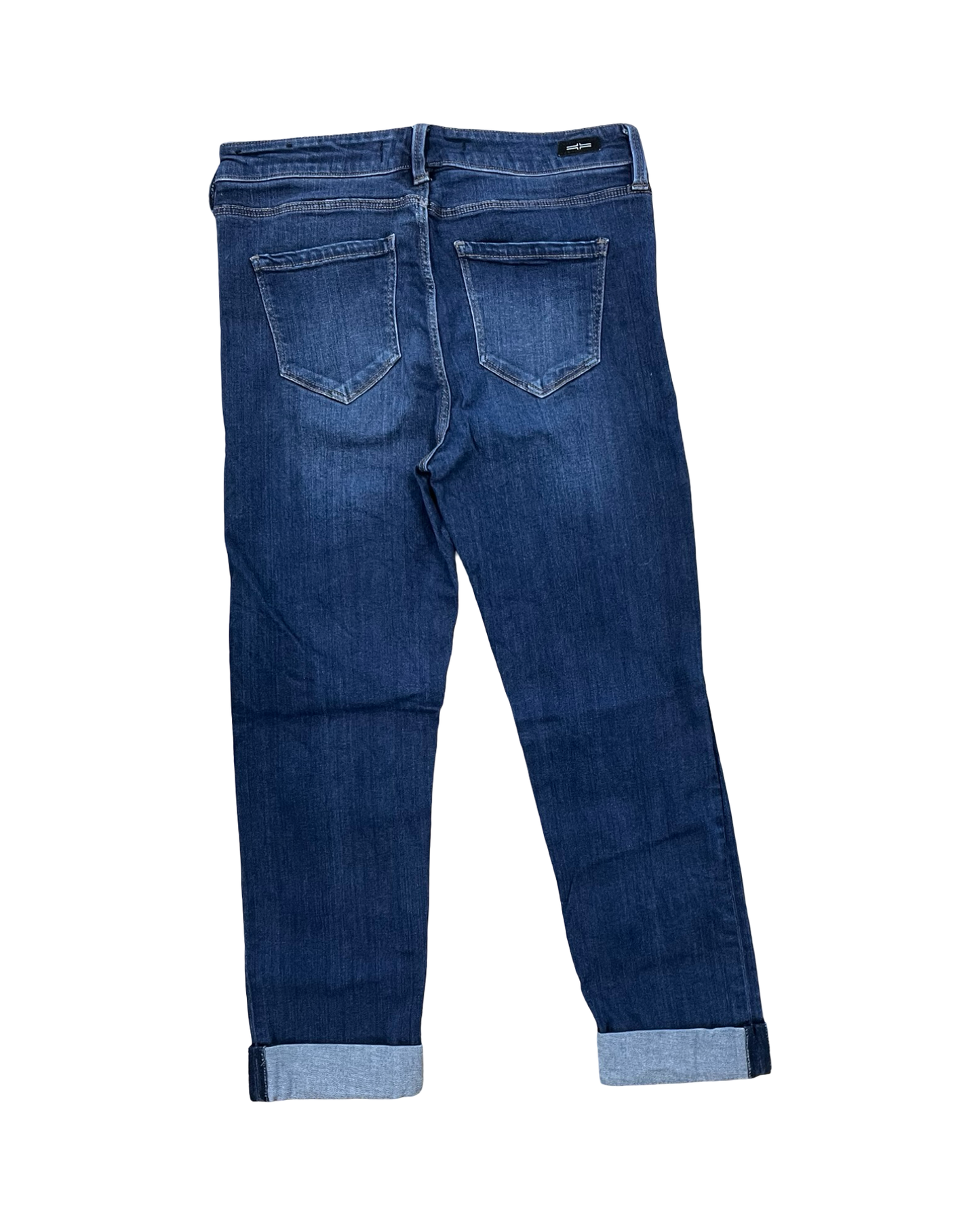 Jeans Straight By Liverpool In Blue Denim, Size:8
