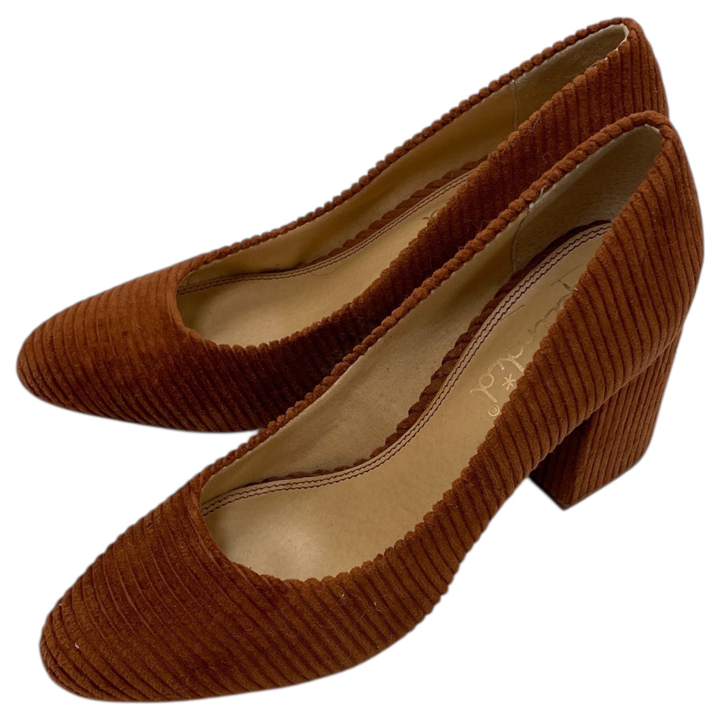 Shoes Heels Block By Splendid In Copper, Size:8.5