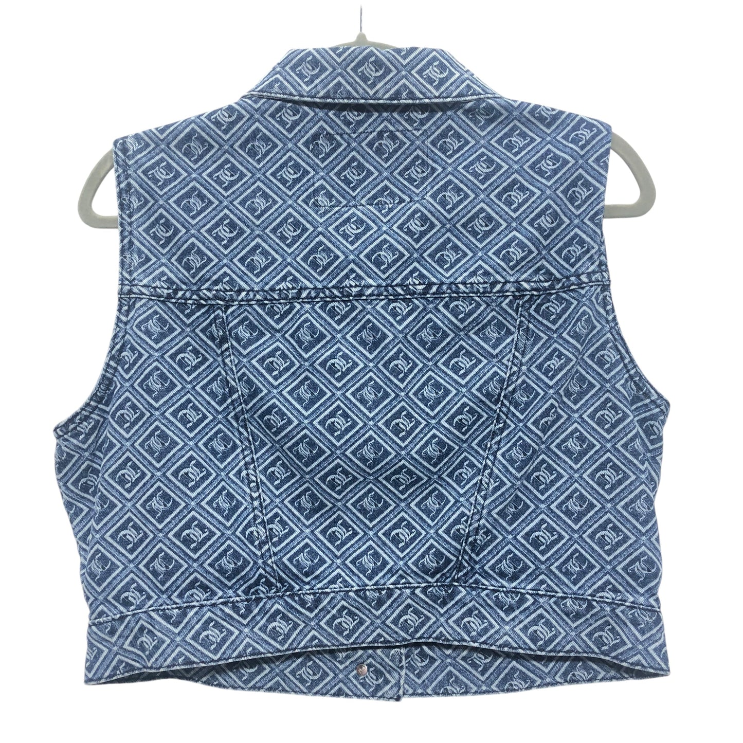 Vest Other By Juicy Couture In Blue Denim, Size:L