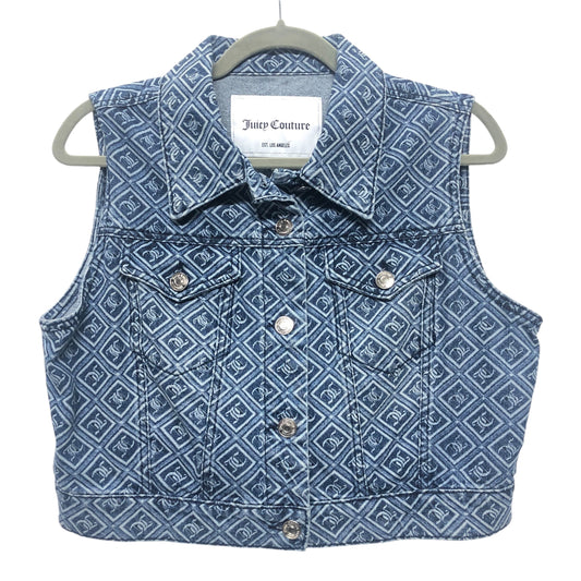 Vest Other By Juicy Couture In Blue Denim, Size:L