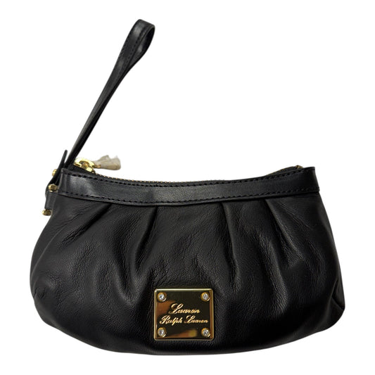 Wristlet By Lauren By Ralph Lauren In Black, Size:Small