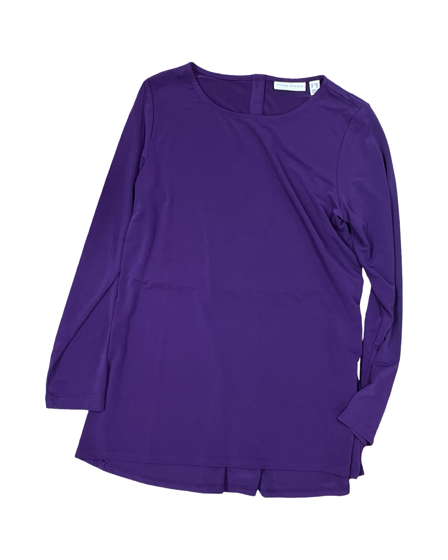 Top Ls By Susan Graver In Purple, Size:Xs