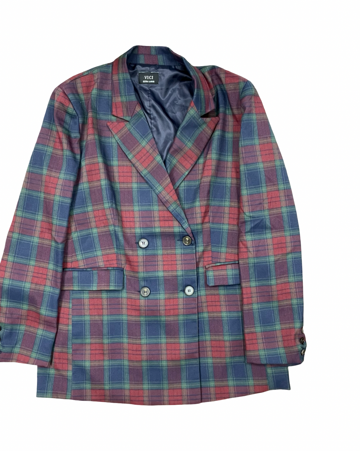 Blazer By Vici In Blue & Red, Size:Xl