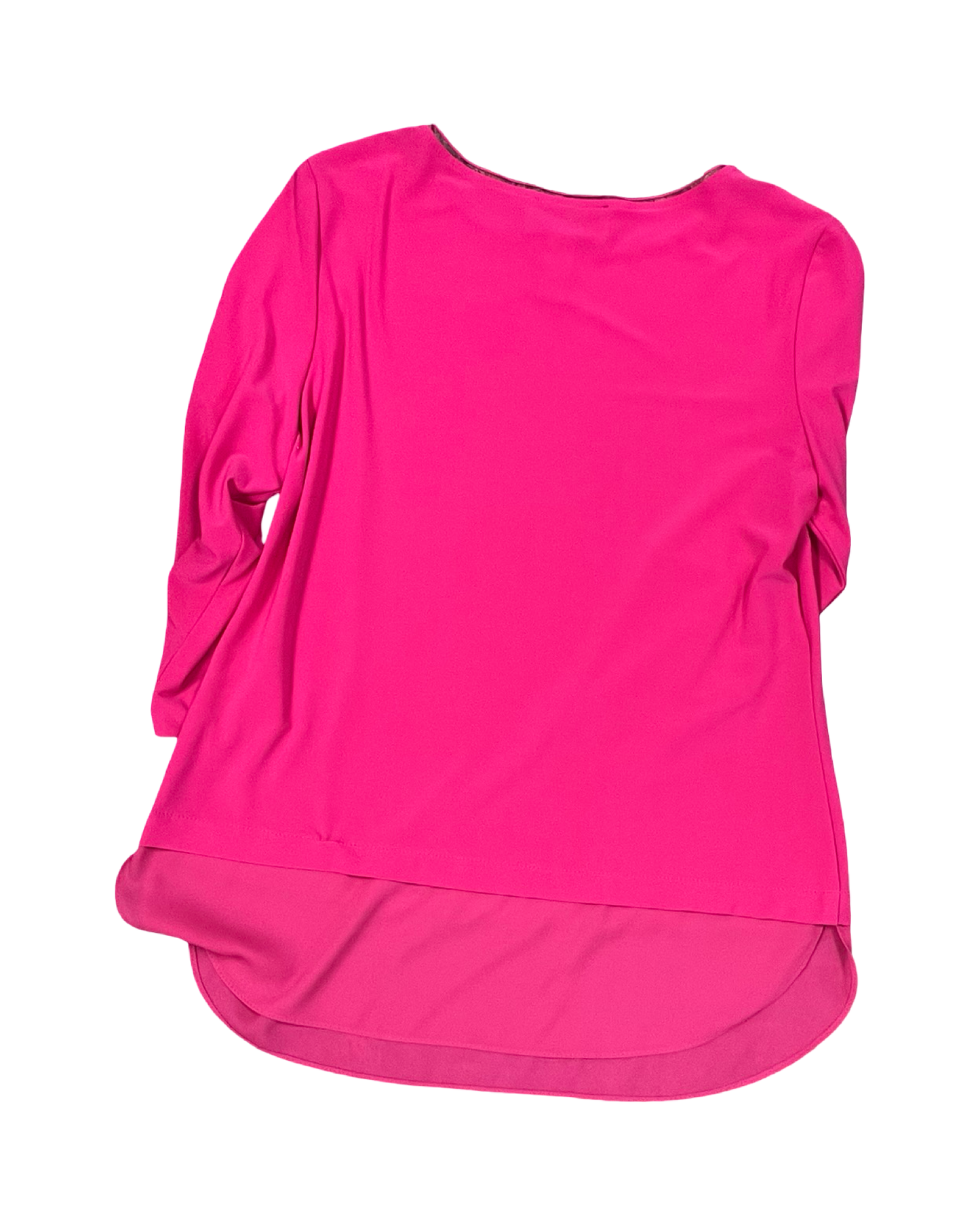 Top 3/4 Sleeve By Joseph Ribkoff In Pink, Size:M