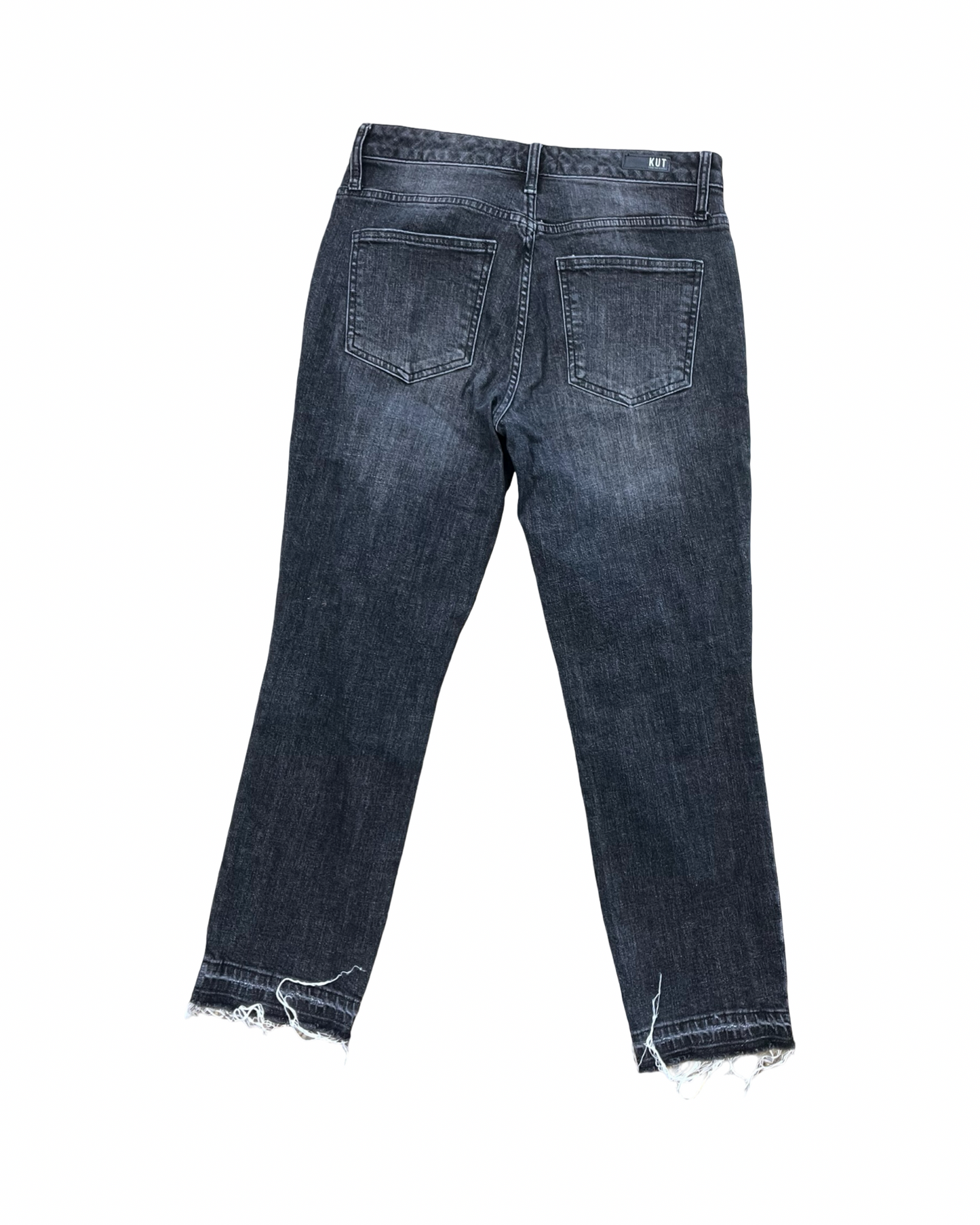 Jeans Straight By Kut In Black, Size:6