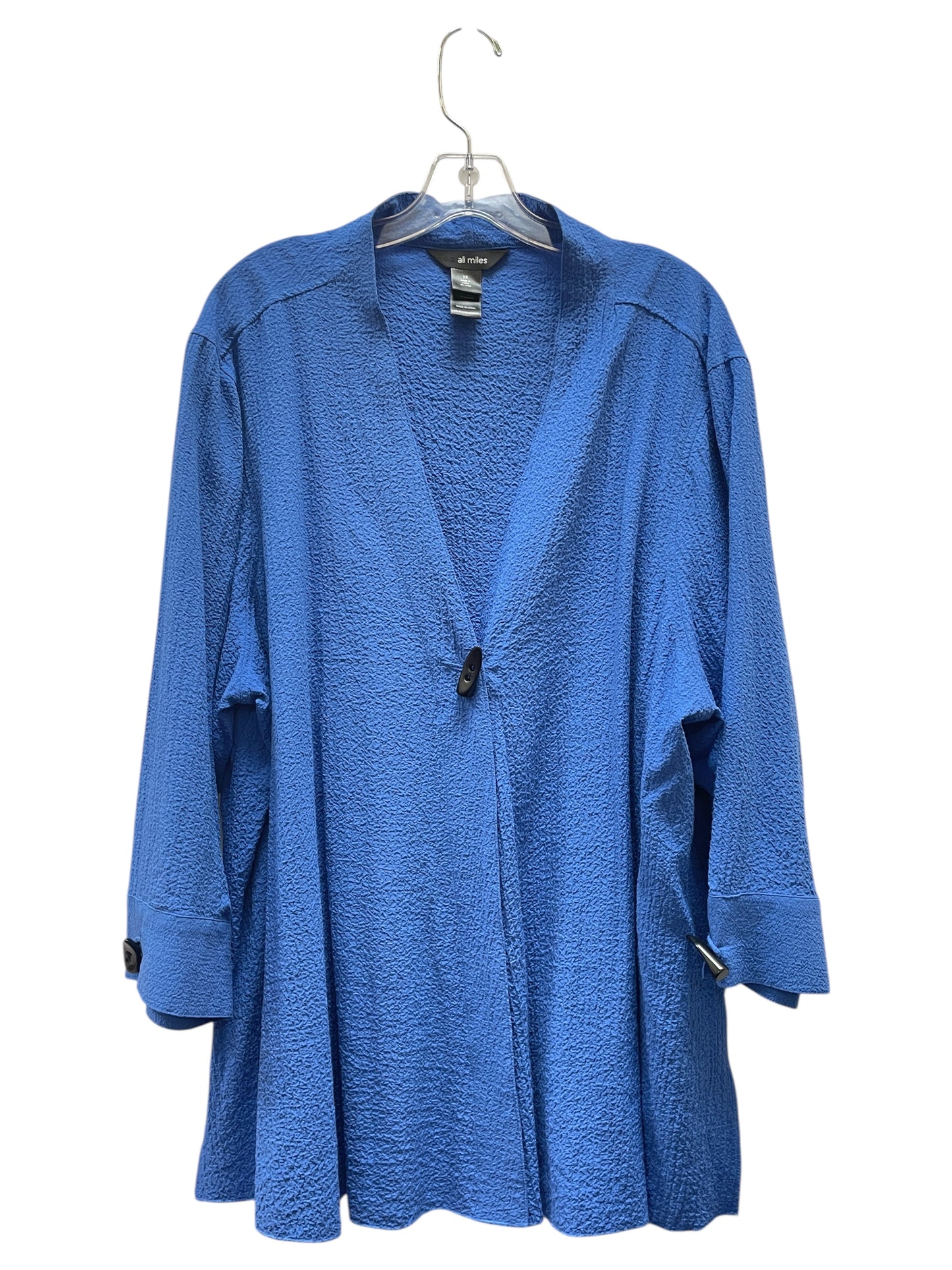 Top Ls By Ali Miles In Blue, Size:3X