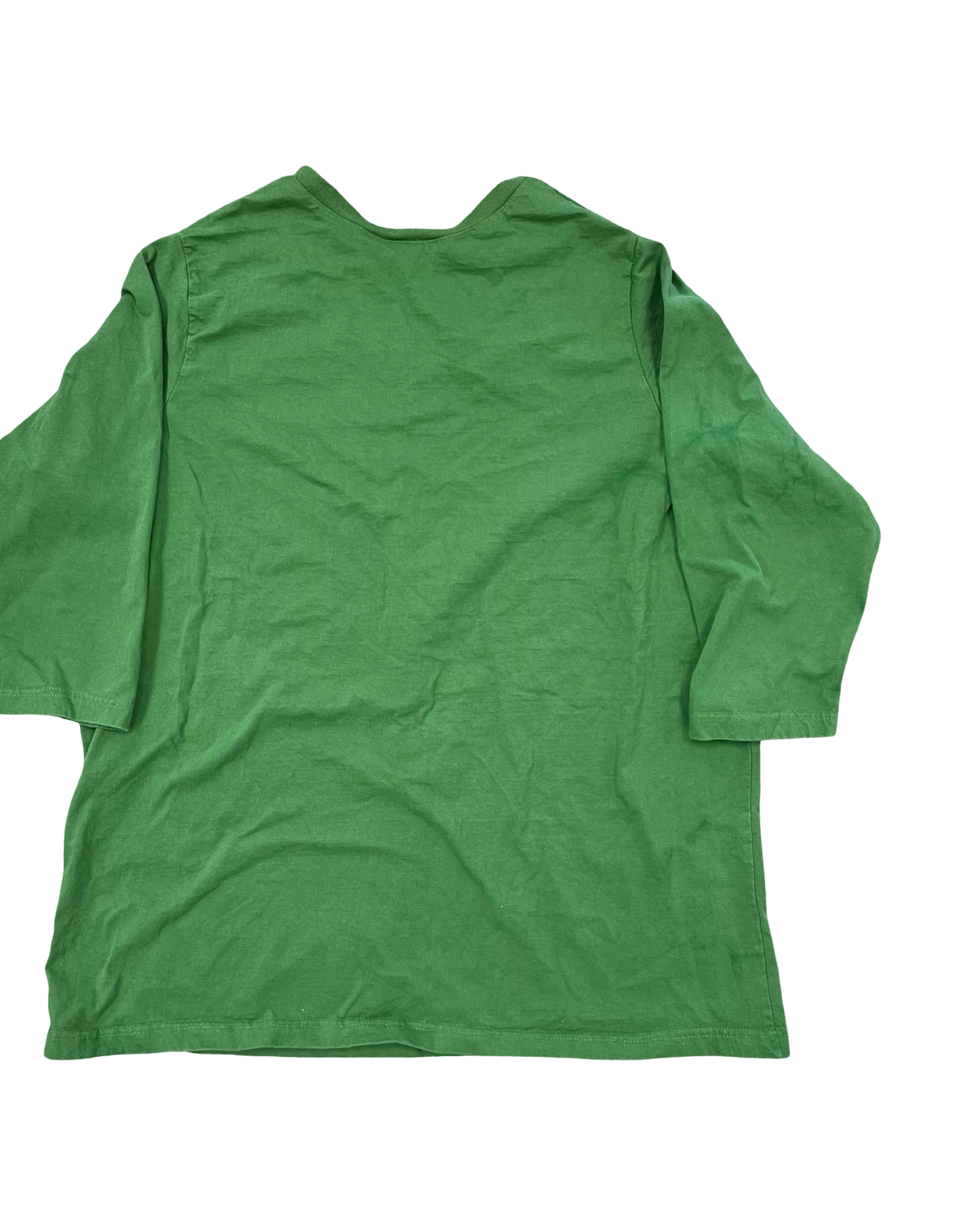 Top 3/4 Sleeve By Clothes Mentor In Green, Size:2X