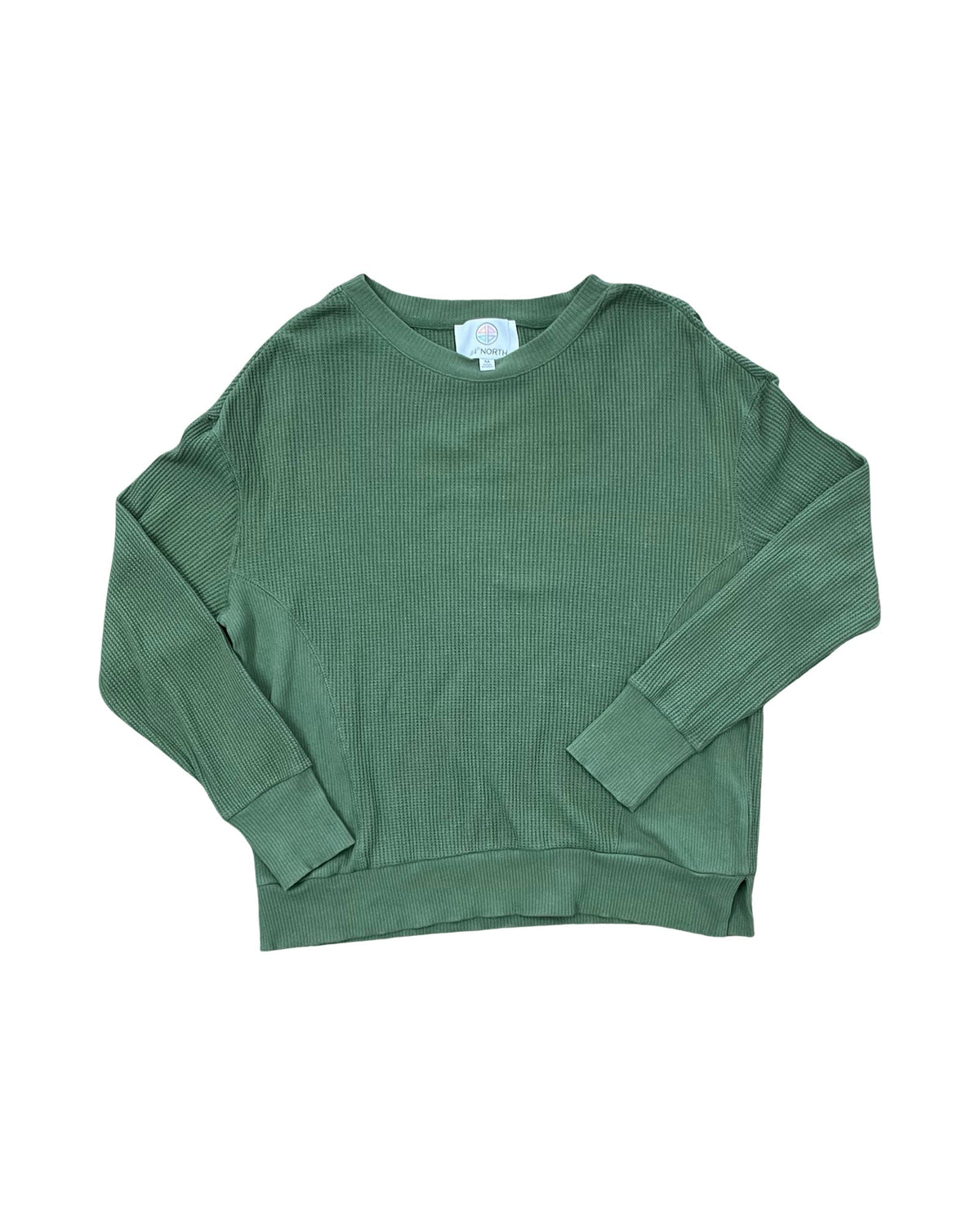 Top Ls By Clothes Mentor In Green, Size:M