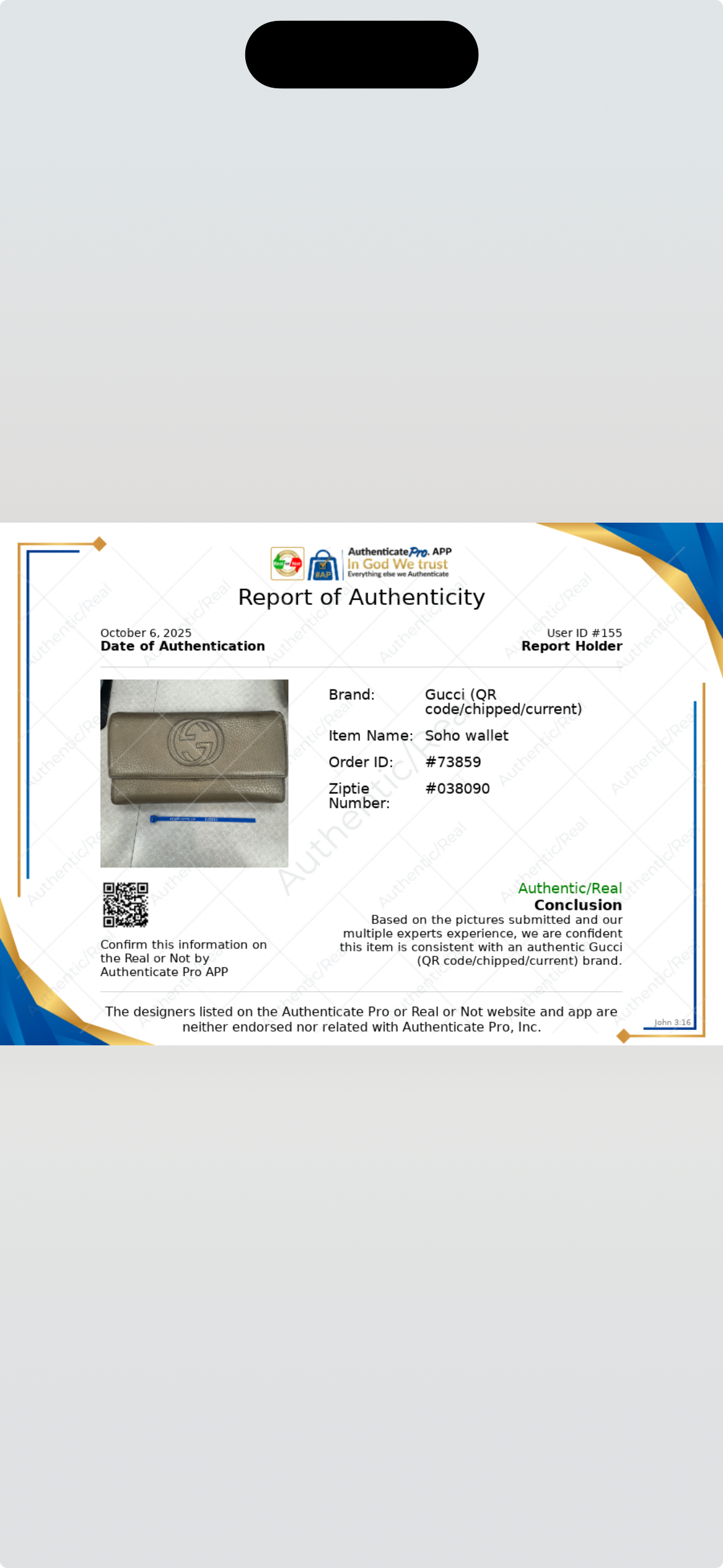 Wallet Luxury Designer By Gucci, Size: Large