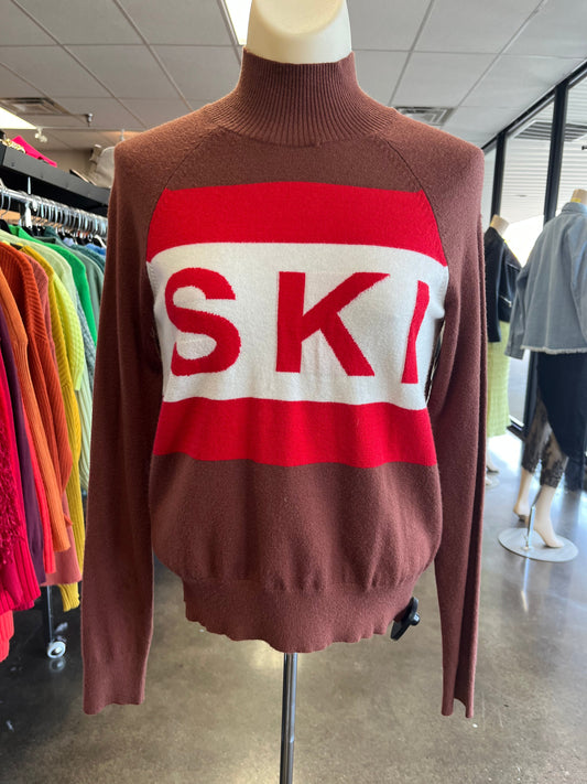 TOP LS by AERIE In BROWN, Size: XS