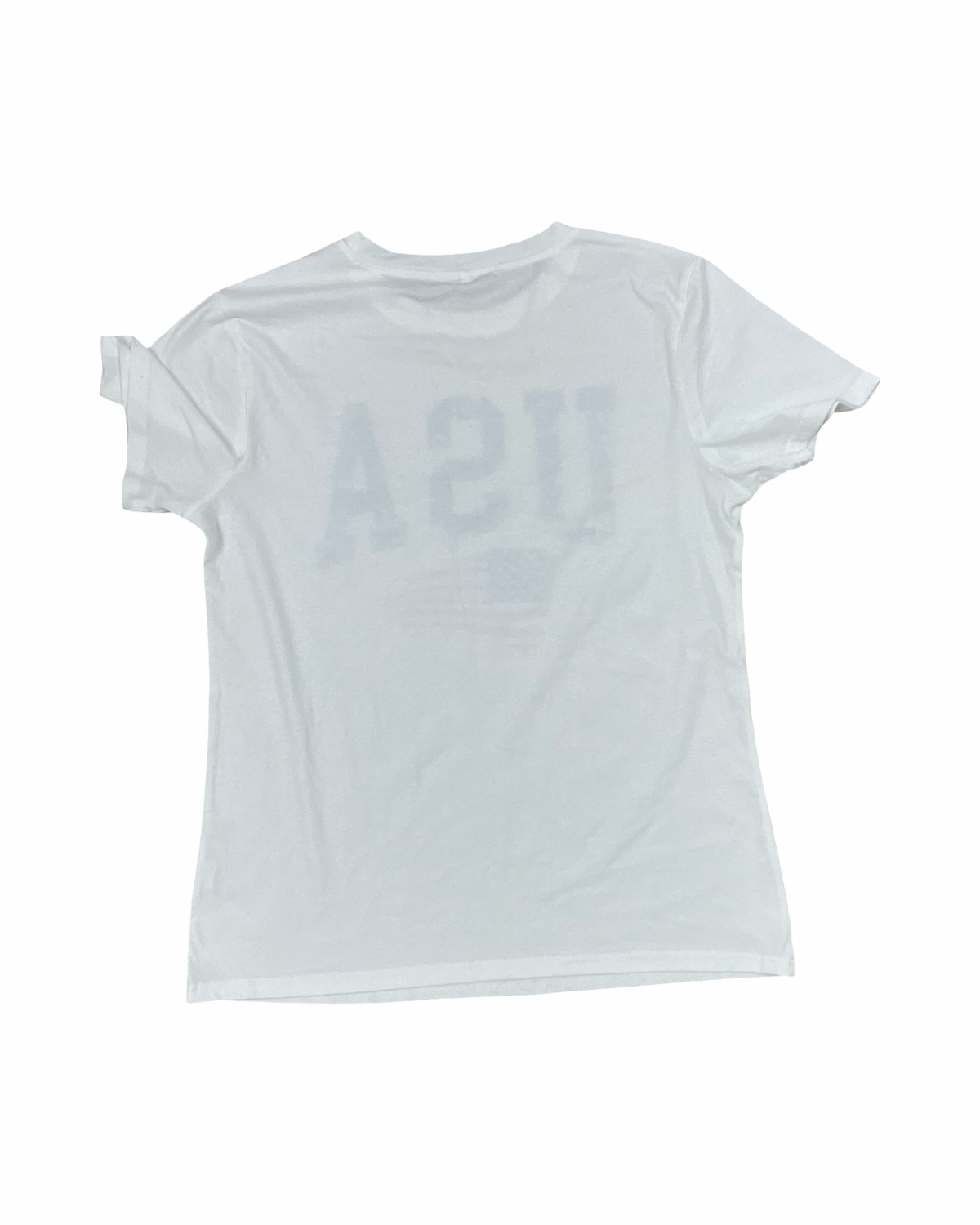 Top Ss By Clothes Mentor In Blue Red & White, Size:M
