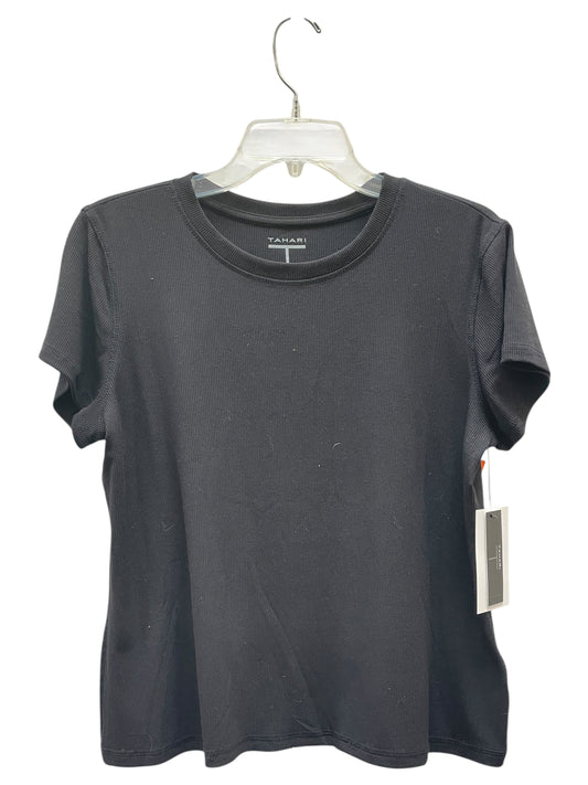 Top Ss By Tahari In Black, Size:Xl
