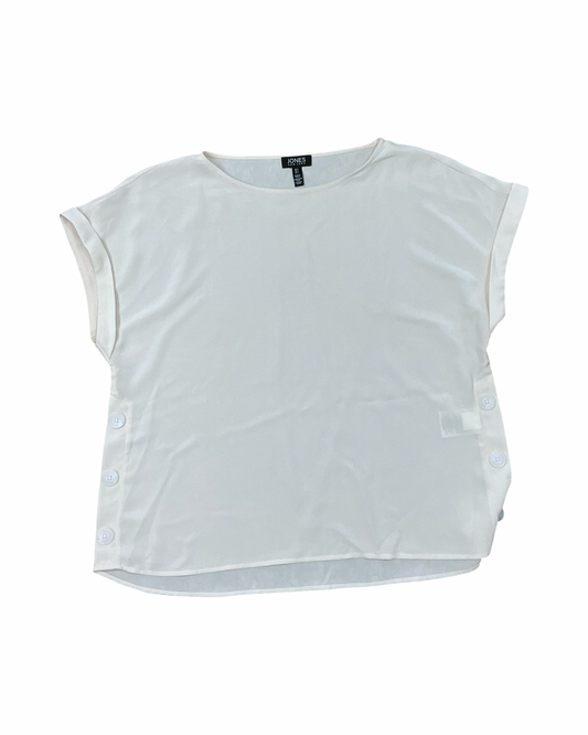 Top Ss By Jones New York In Cream, Size:L