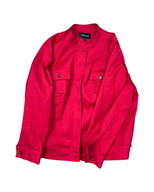 Jacket Other By Relativity In Red, Size:3X