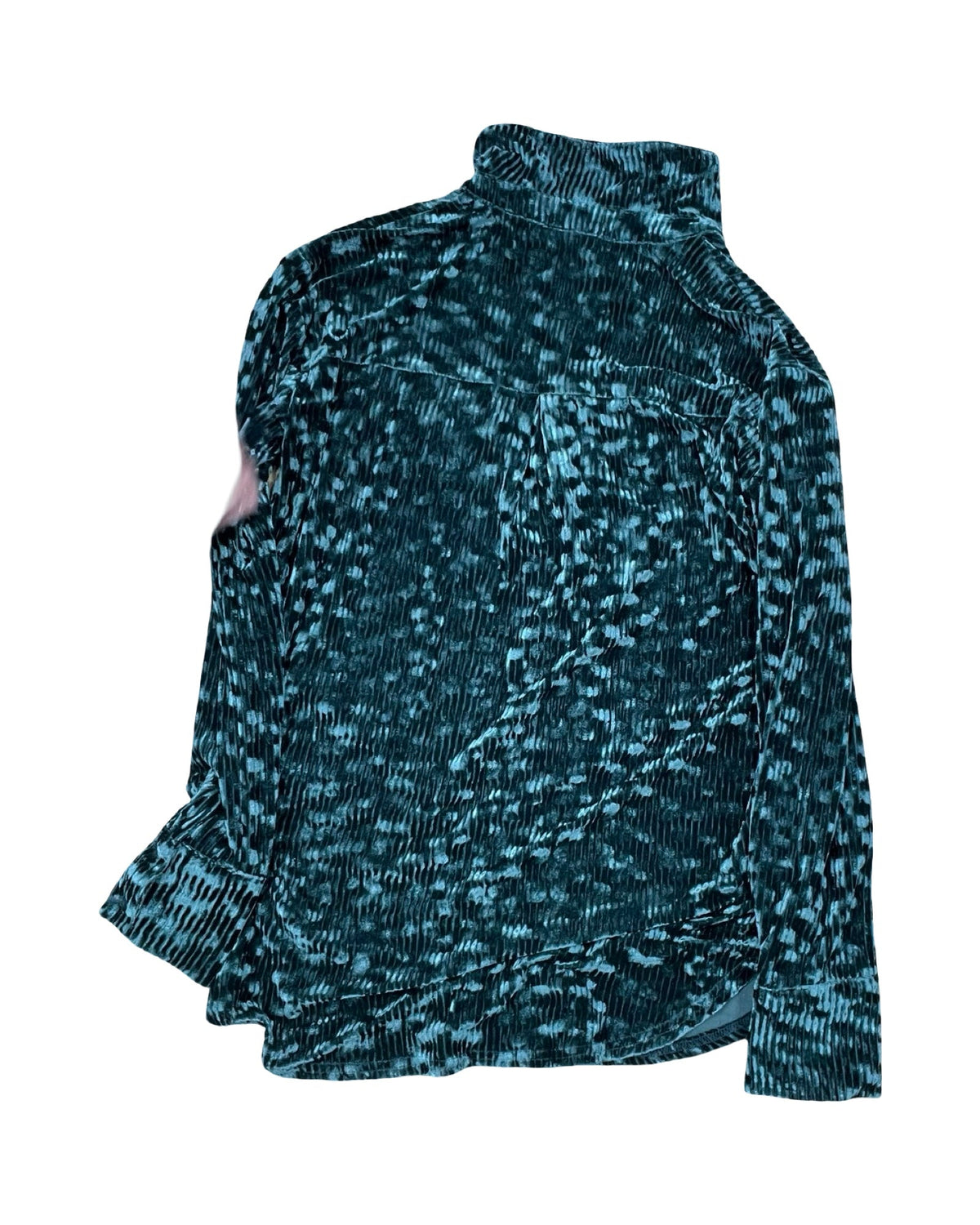 Blouse Ls By Mystree In Green, Size:S