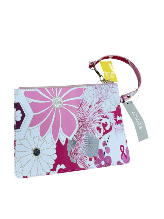 Makeup Bag By Chicos In Pink, Size:Small