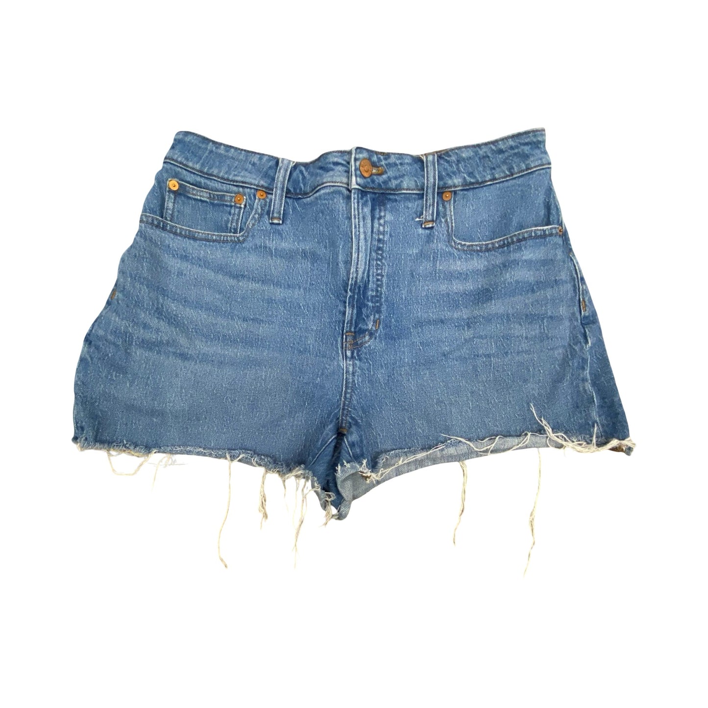 Shorts By Madewell In Blue Denim, Size:12