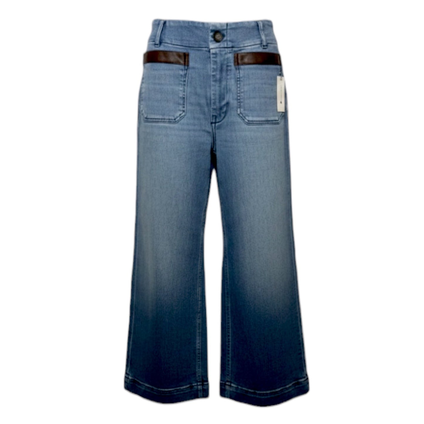 The Colette High-Rise Wide Leg Jeans By Maeve In Blue Denim, Size: 4/27