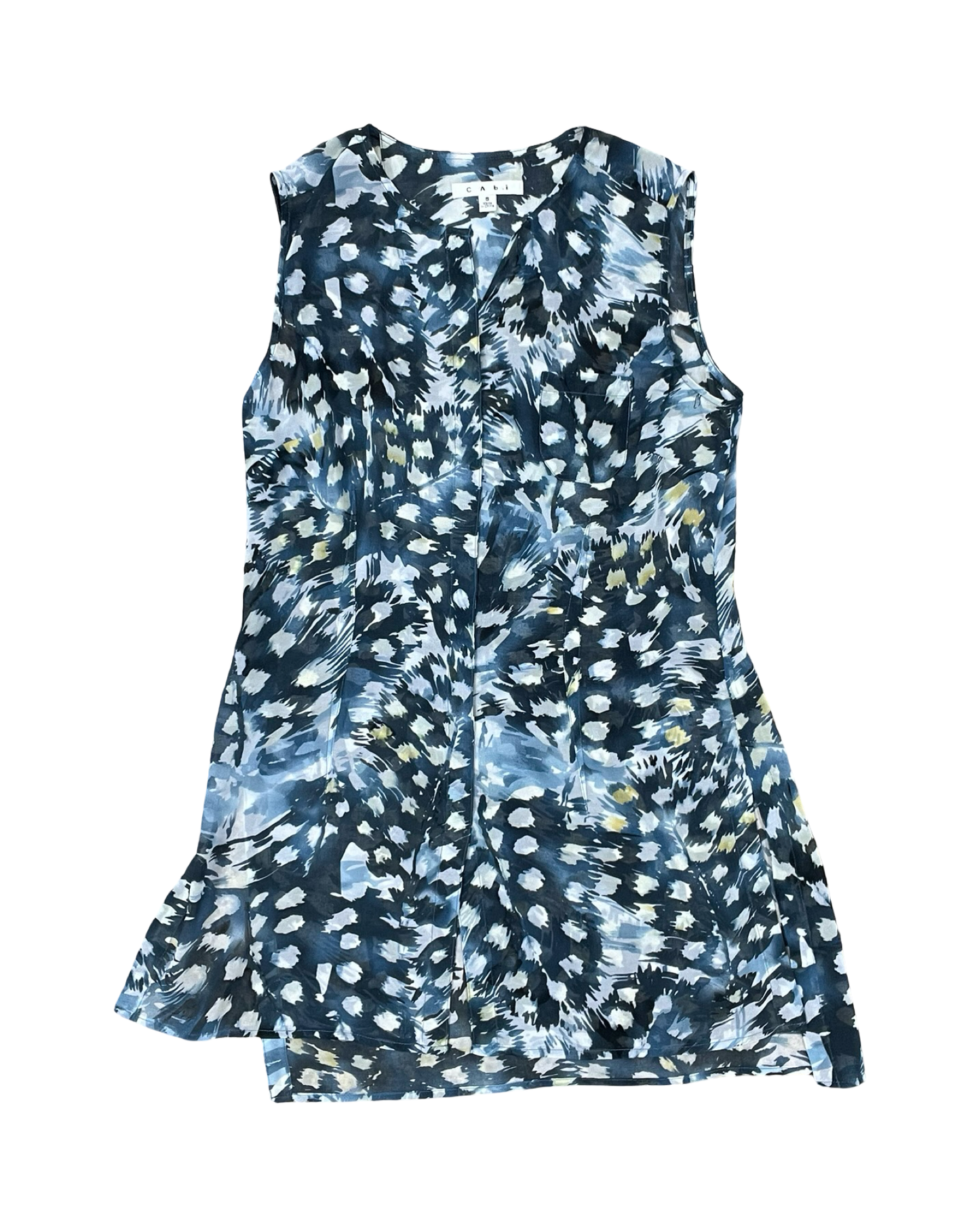 Tunic Sleeveless By Cabi In Blue, Size:S