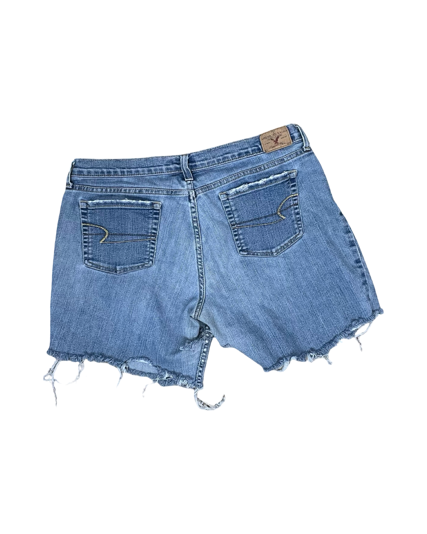 Shorts By American Eagle In Blue Denim, Size:8