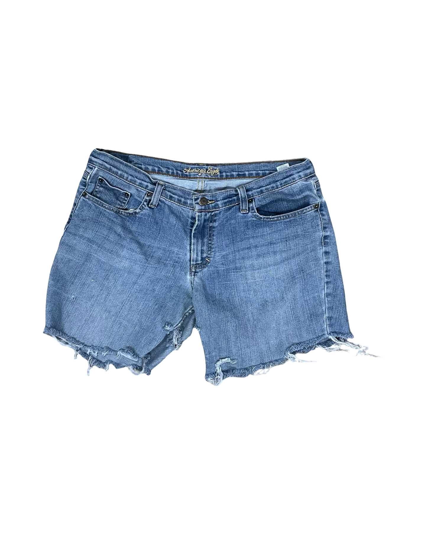 Shorts By American Eagle In Blue Denim, Size:8