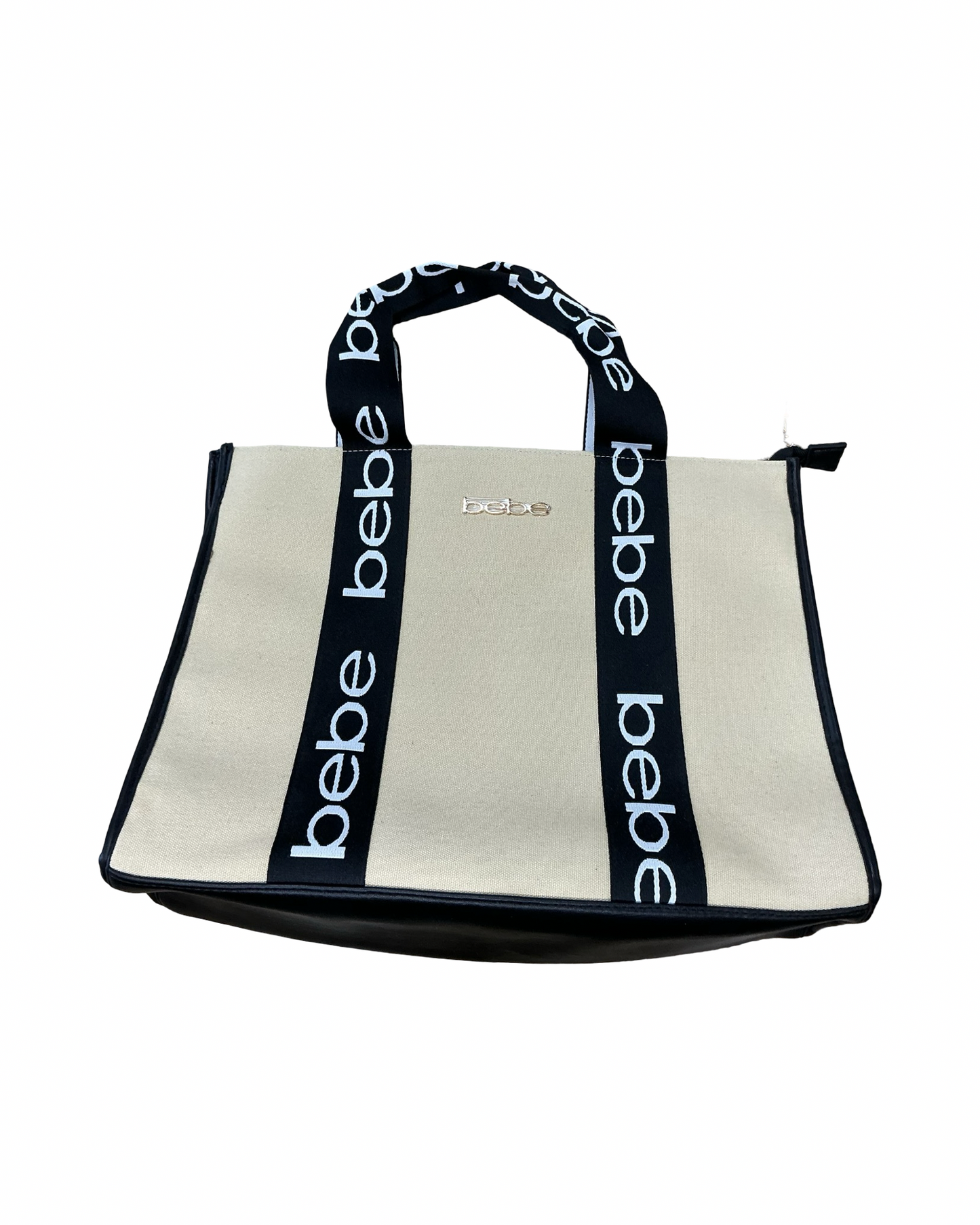 Tote By Bebe In Black & Tan, Size:Large
