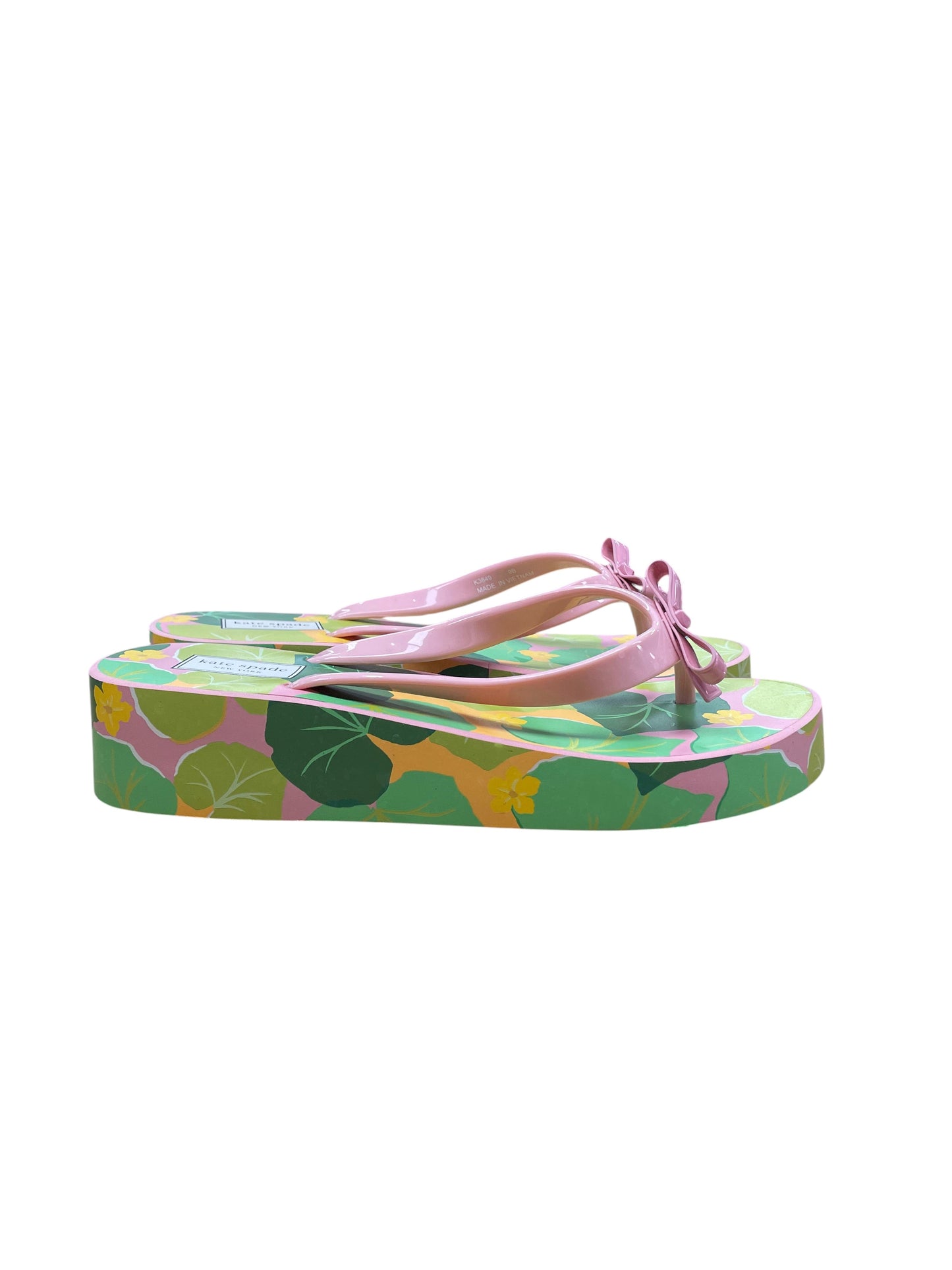 Sandals Designer By Kate Spade In Pink, Size:9