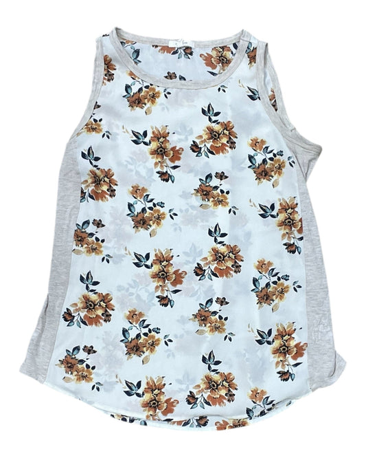 Top Sleeveless By Maurices In Cream, Size:L